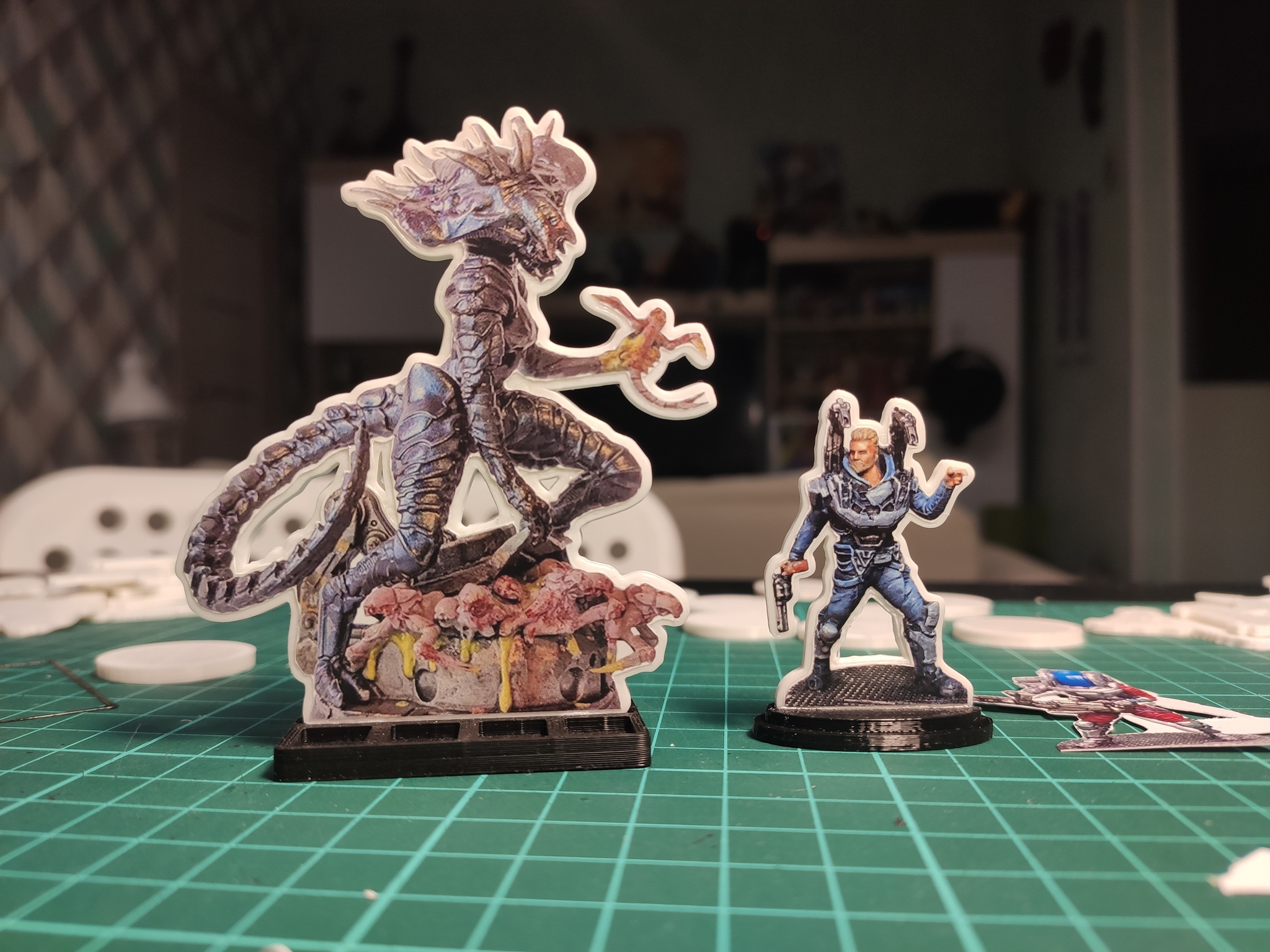 Alternative miniatures for Nemesis - My, Nemesis, Nemesis, Stranger, Print and play, Pnp, Longpost, Board games