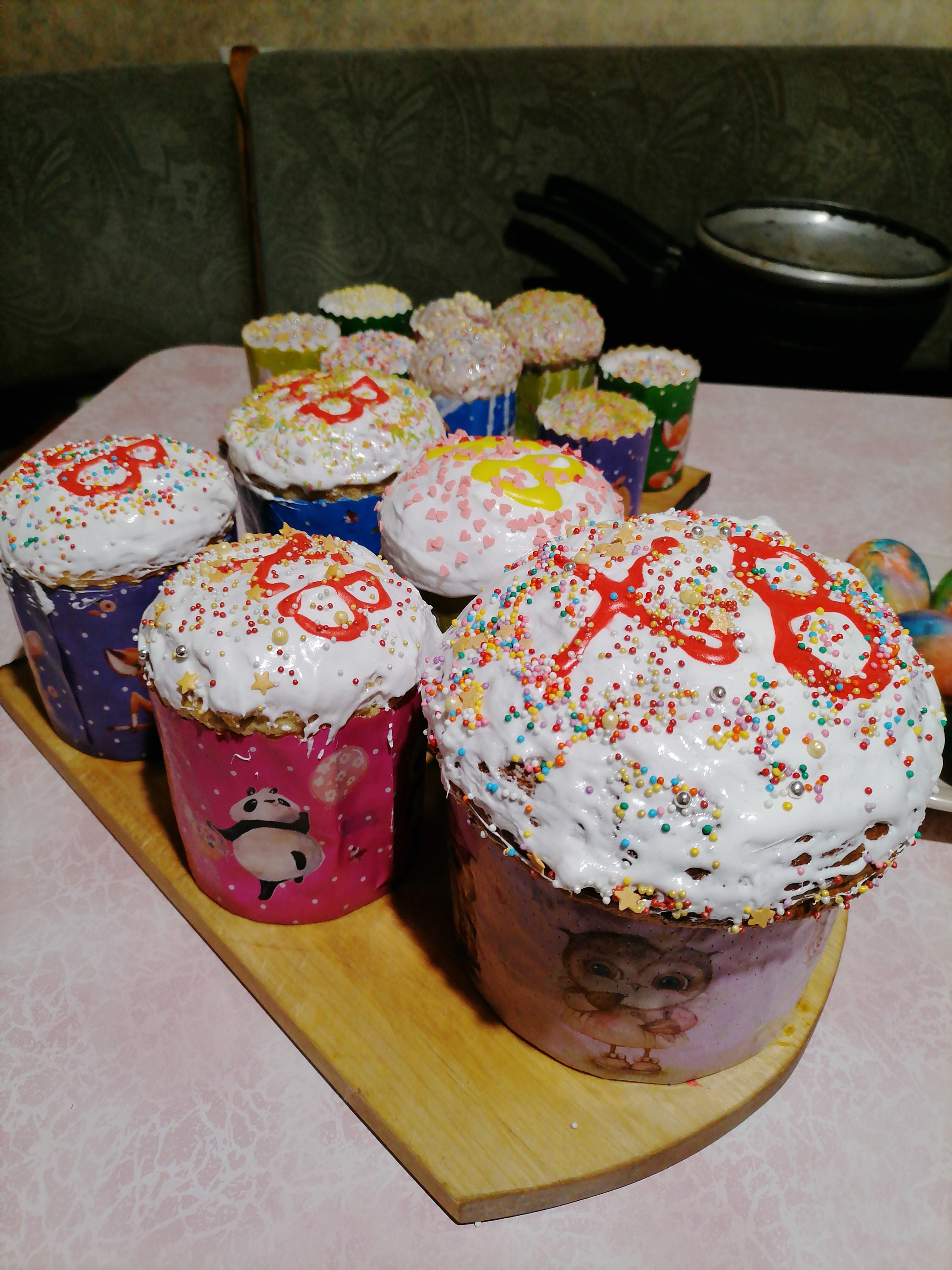 I'll brag a little) - My, Easter, Kulich, Bakery products, Longpost