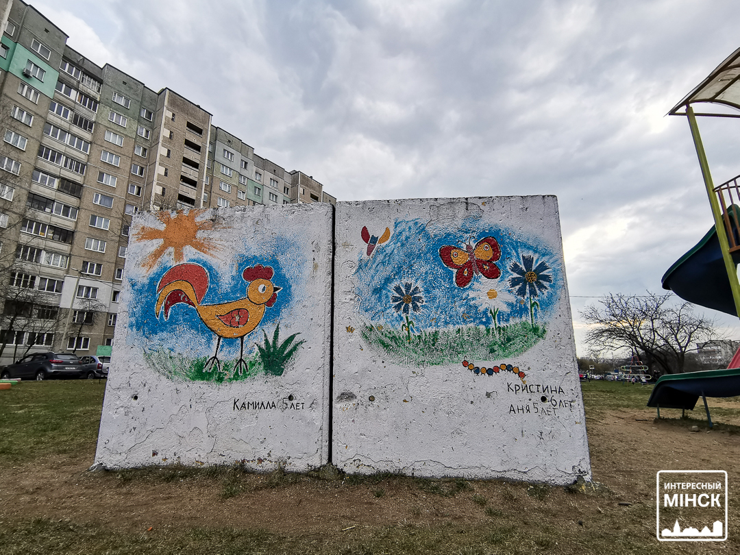 В Серебрянке жильцы дома сами благоустроили свой двор. Смотрите, что  получилось | Пикабу