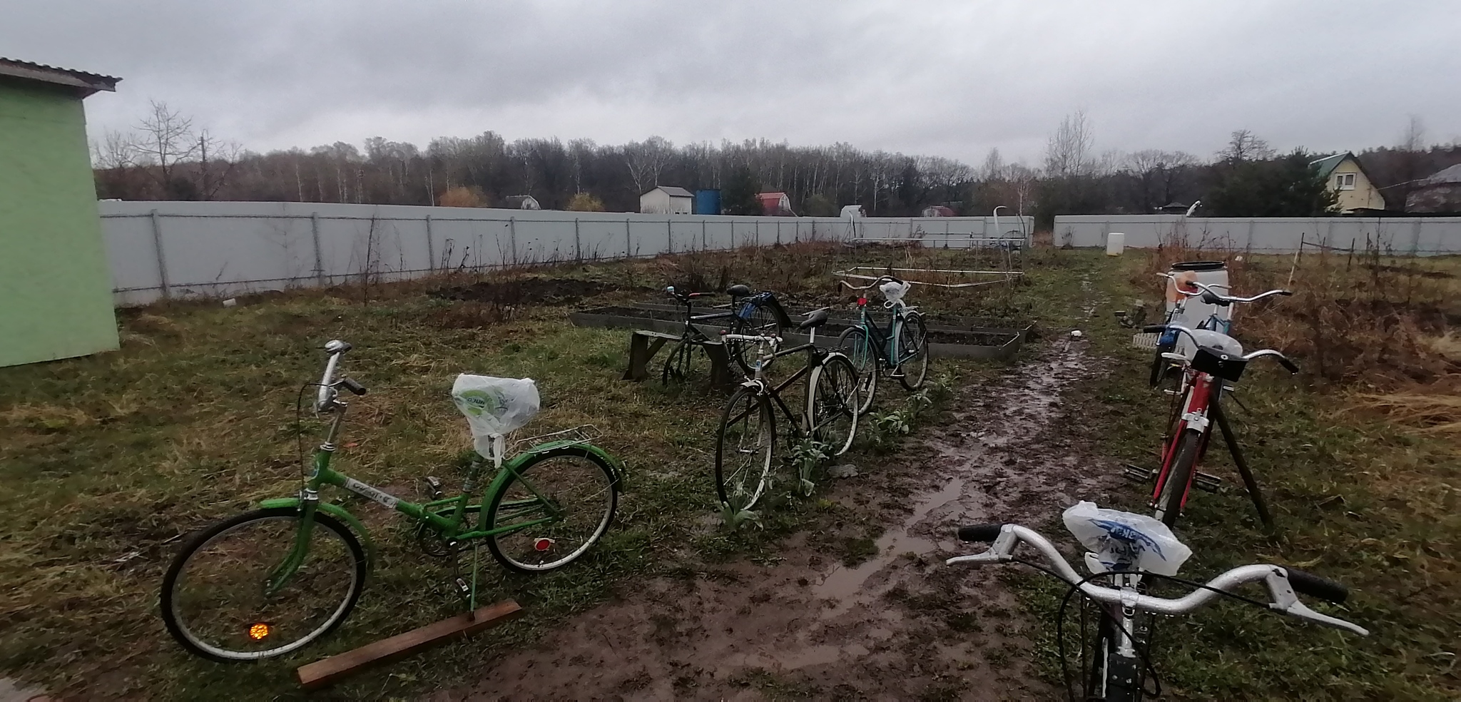 Places in the Moscow region... - My, A bike, Cycling, Bicycle parking