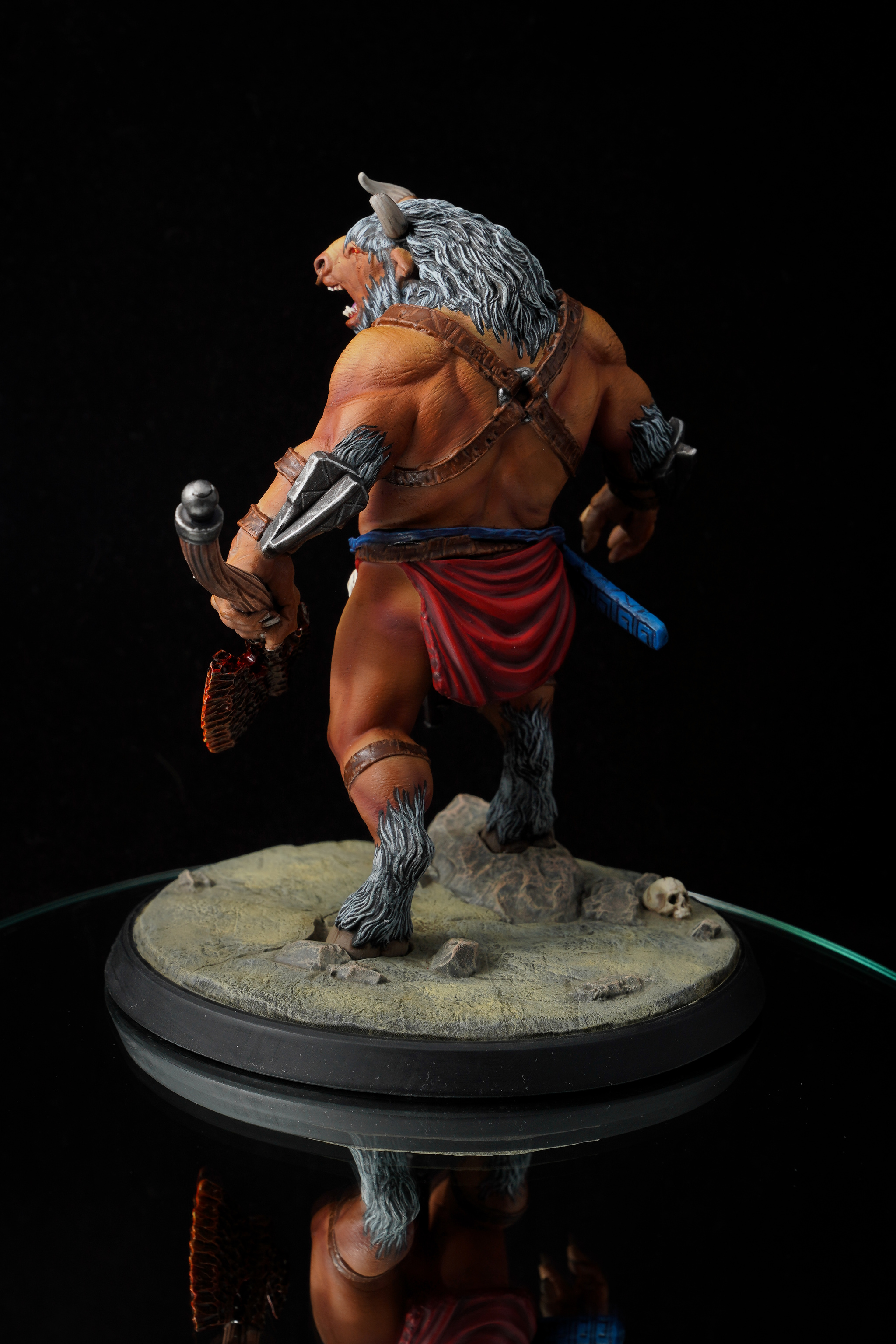 Minotaur - My, Minotaur, Greeks, Horns, Hooves, Miniature, Models, Modeling, 3D печать, Longpost