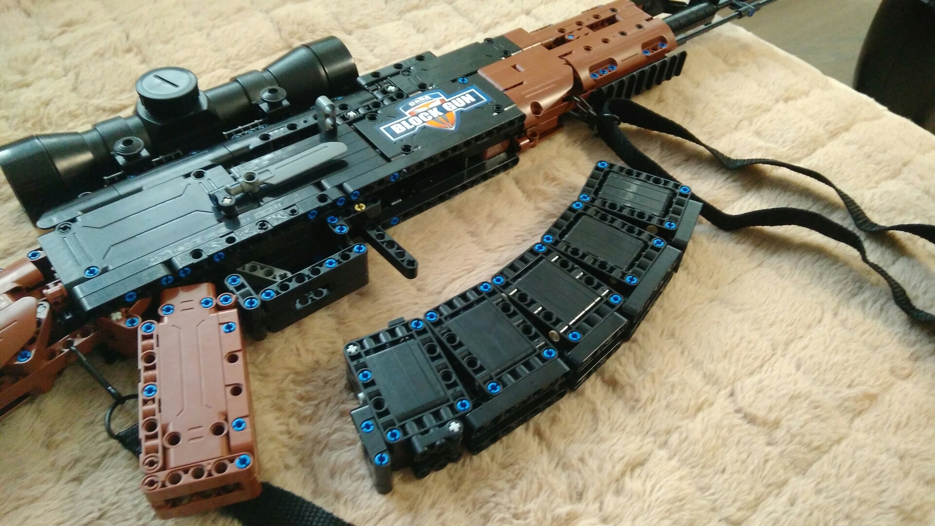 Резинкострел от CADA автомат Калашникова АК-47 - Моё, LEGO, Аналог, Конструктор, Автомат, Оружие, Автомат Калашникова, Ак-47, Коллиматорный прицел, Затвор, Резинкострел, Хобби, Увлечение, Игрушки, Приклад, Цевье, Предохранитель, Видео, Длиннопост