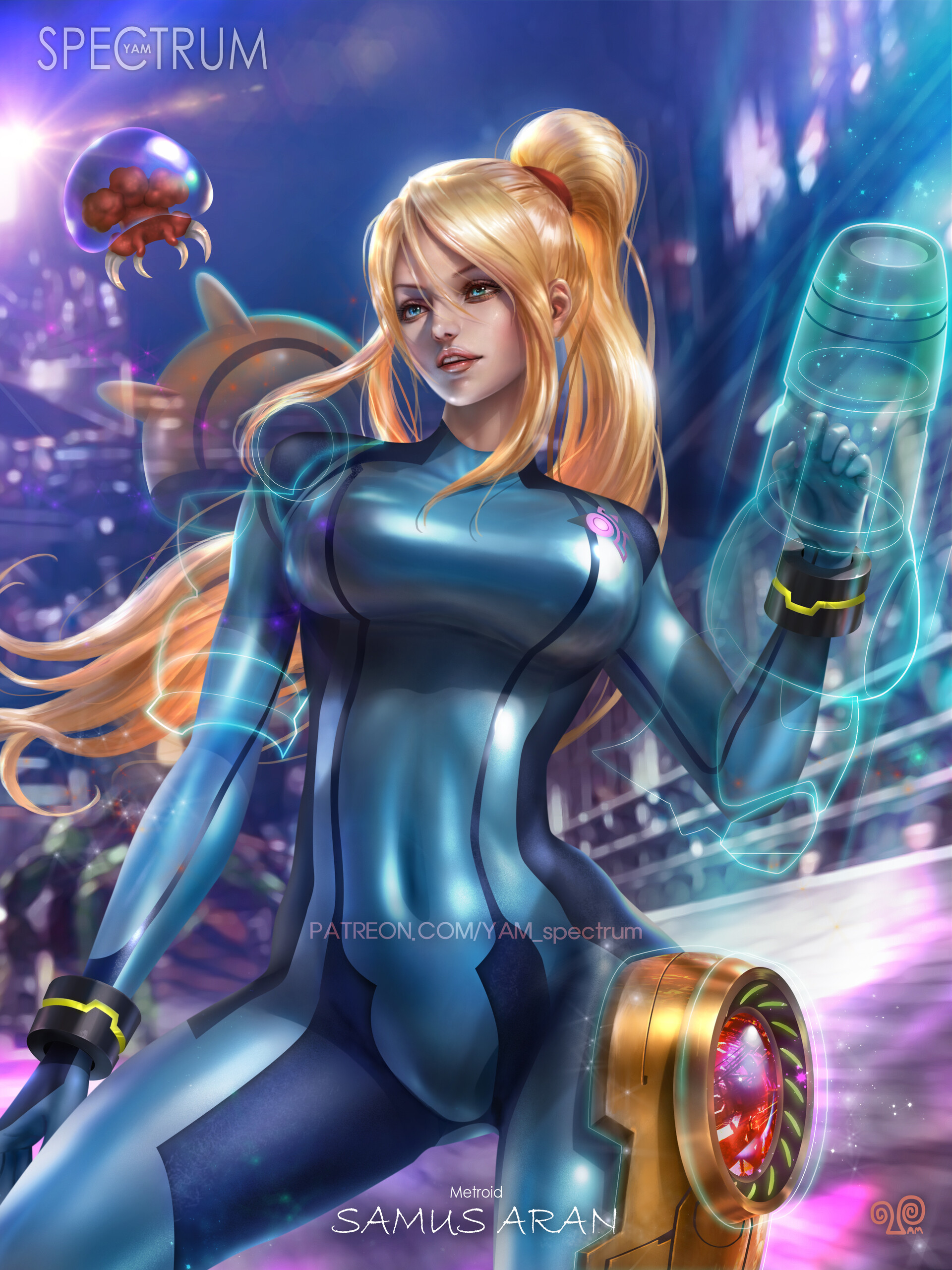 Samus Aran - Art, Games, Girls, Metroid, Samus aran, Mansik Yang