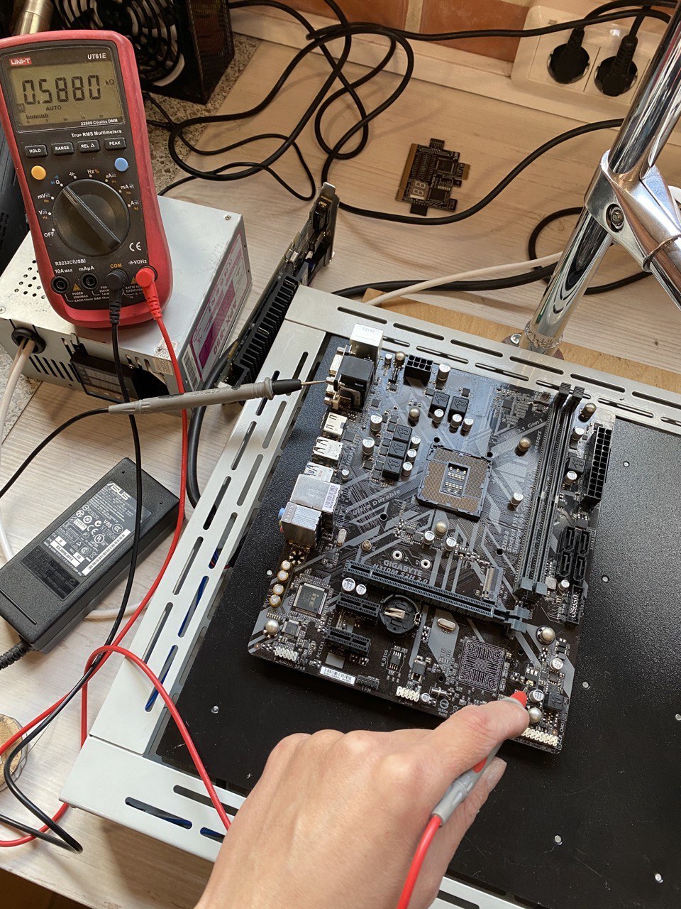 Диагностика и замена хаба на ga-h310m s2h 2.0 | Пикабу