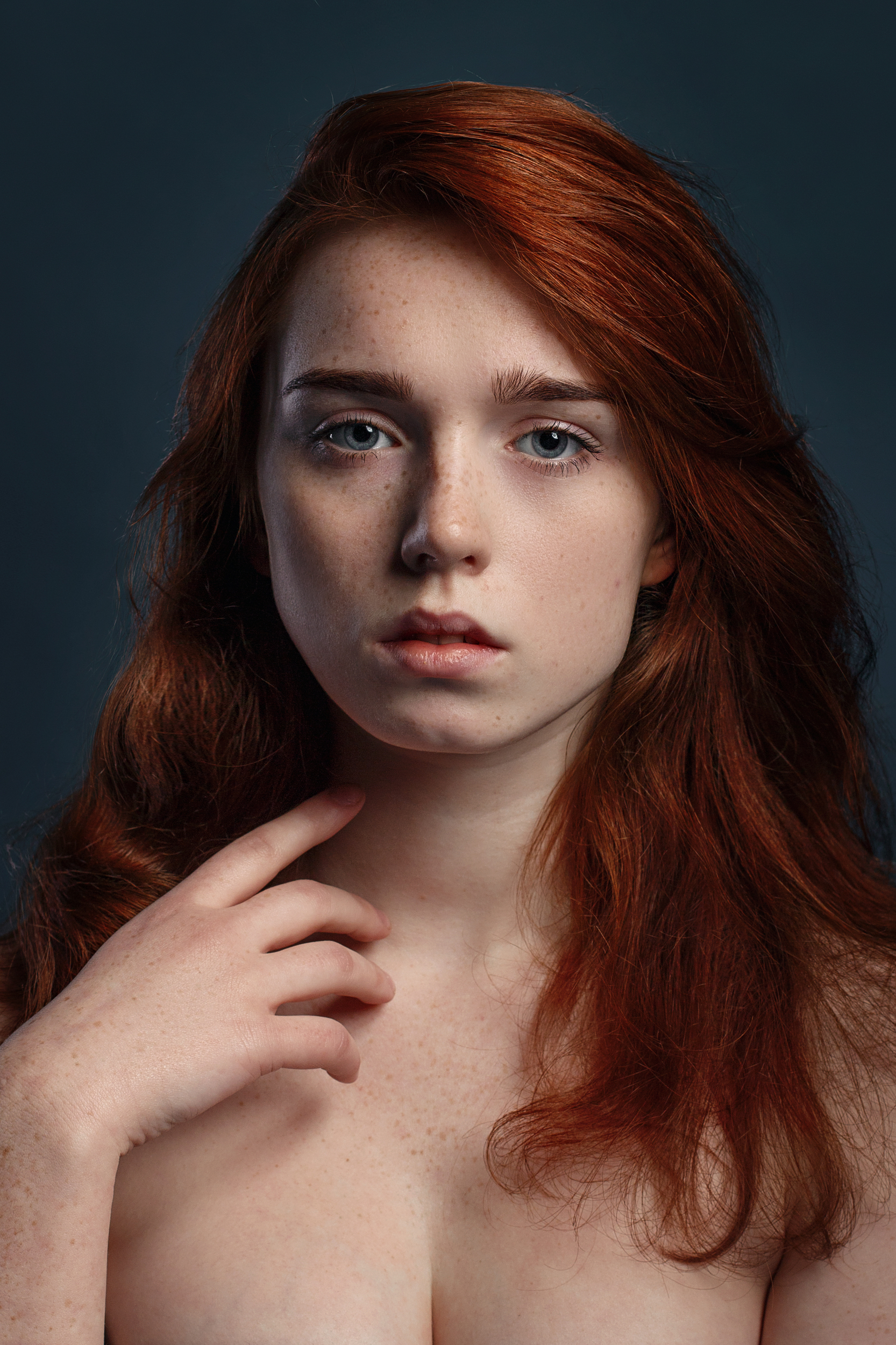 Red-haired girl - NSFW, Girls, The photo, Portrait, Redheads