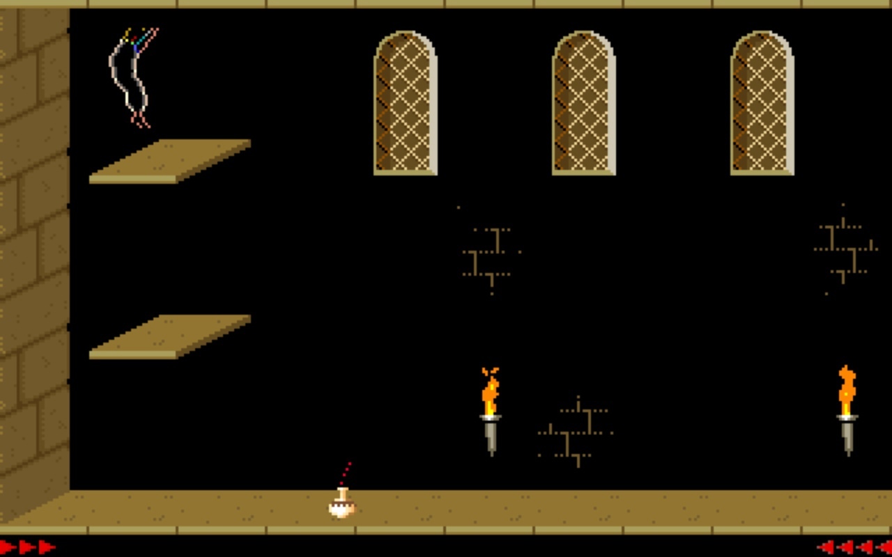 Prince or not Prince, that is the question - My, Prince of Persia, Computer games, DOS games, Dos, Dos Games, Longpost, Video, GIF, Modifications