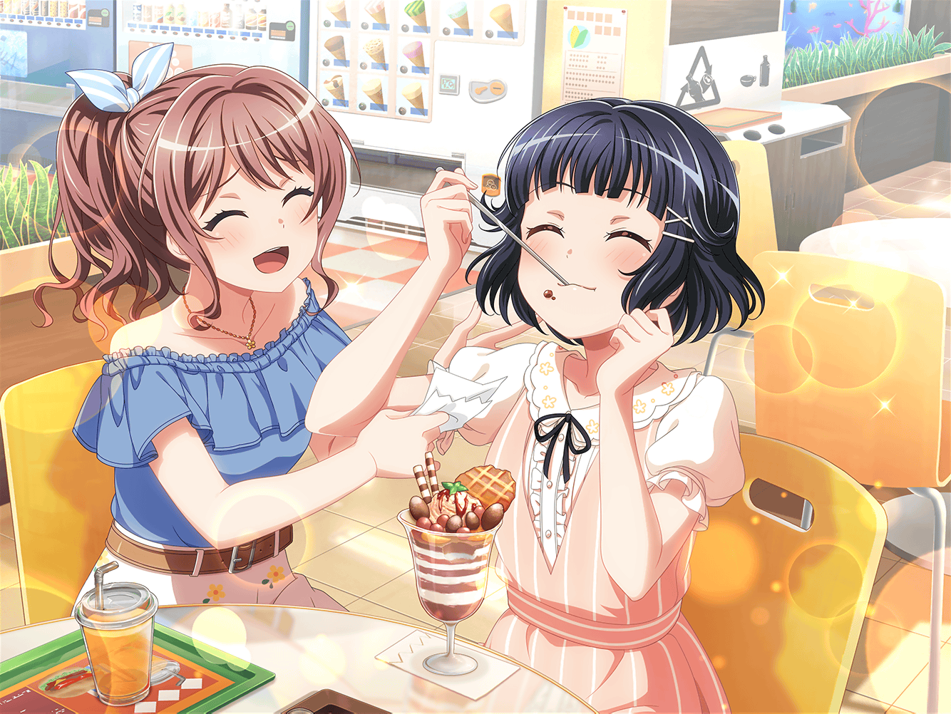 Bang Dream! - Poppin' Party - Group - Part 1 - Anime, Anime art, Bang Dream!, Bang Dream! Girls Band Party!, Toyama Kasumi, Ichigaya Arisa, Longpost