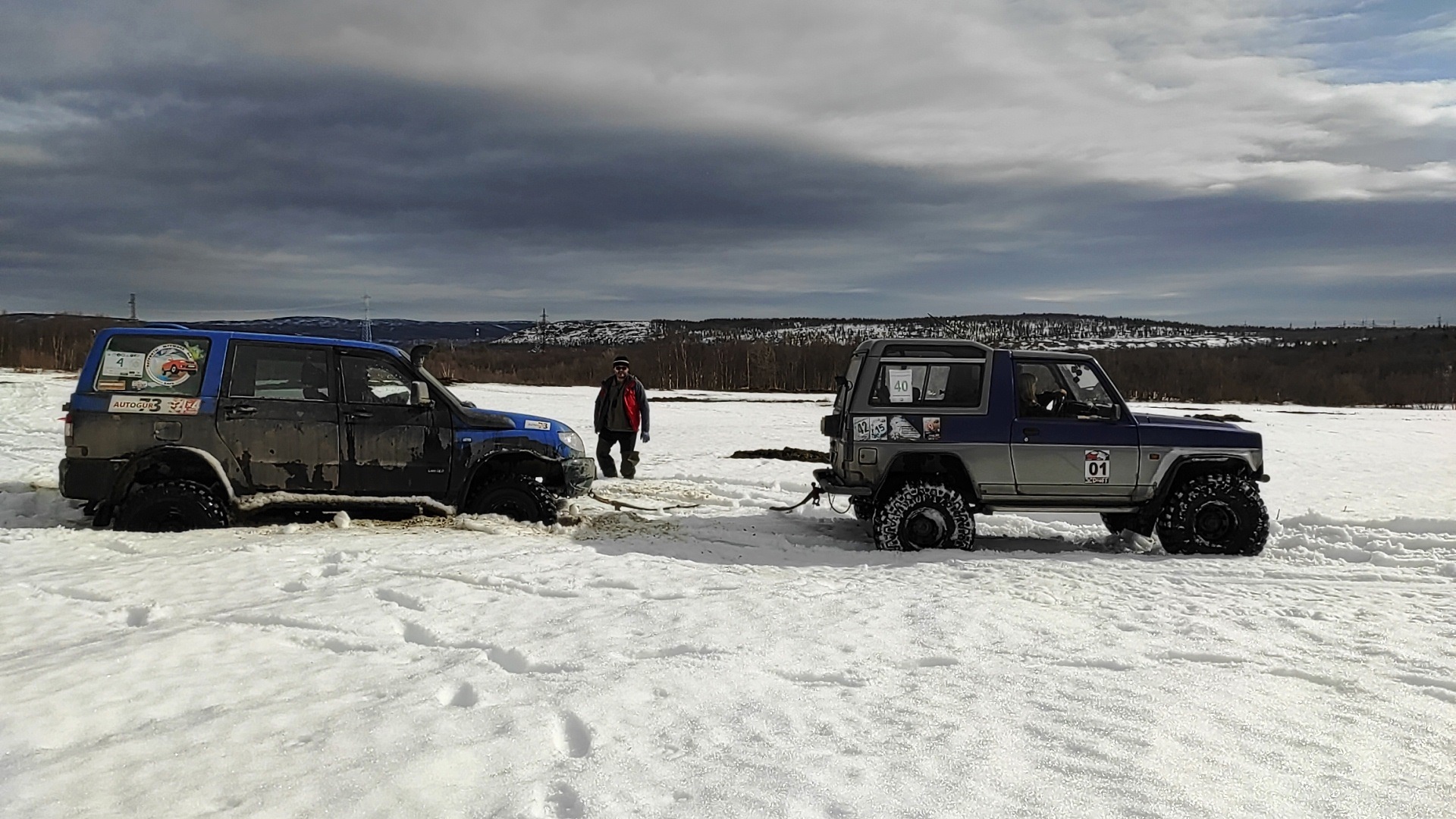 Патриоты Мурмана 4х4 веселятся в полях у Лавны! Offroad. УАЗ Патриот.  Daihatsu Rocky | Пикабу