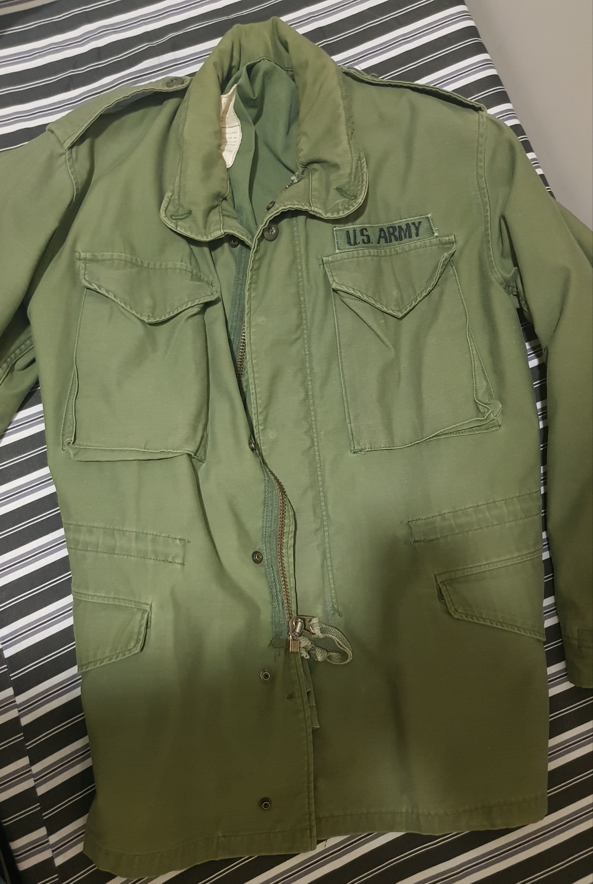 US.Army M65 jacket 1978г - Моё, M65, США, Армия, Куртка