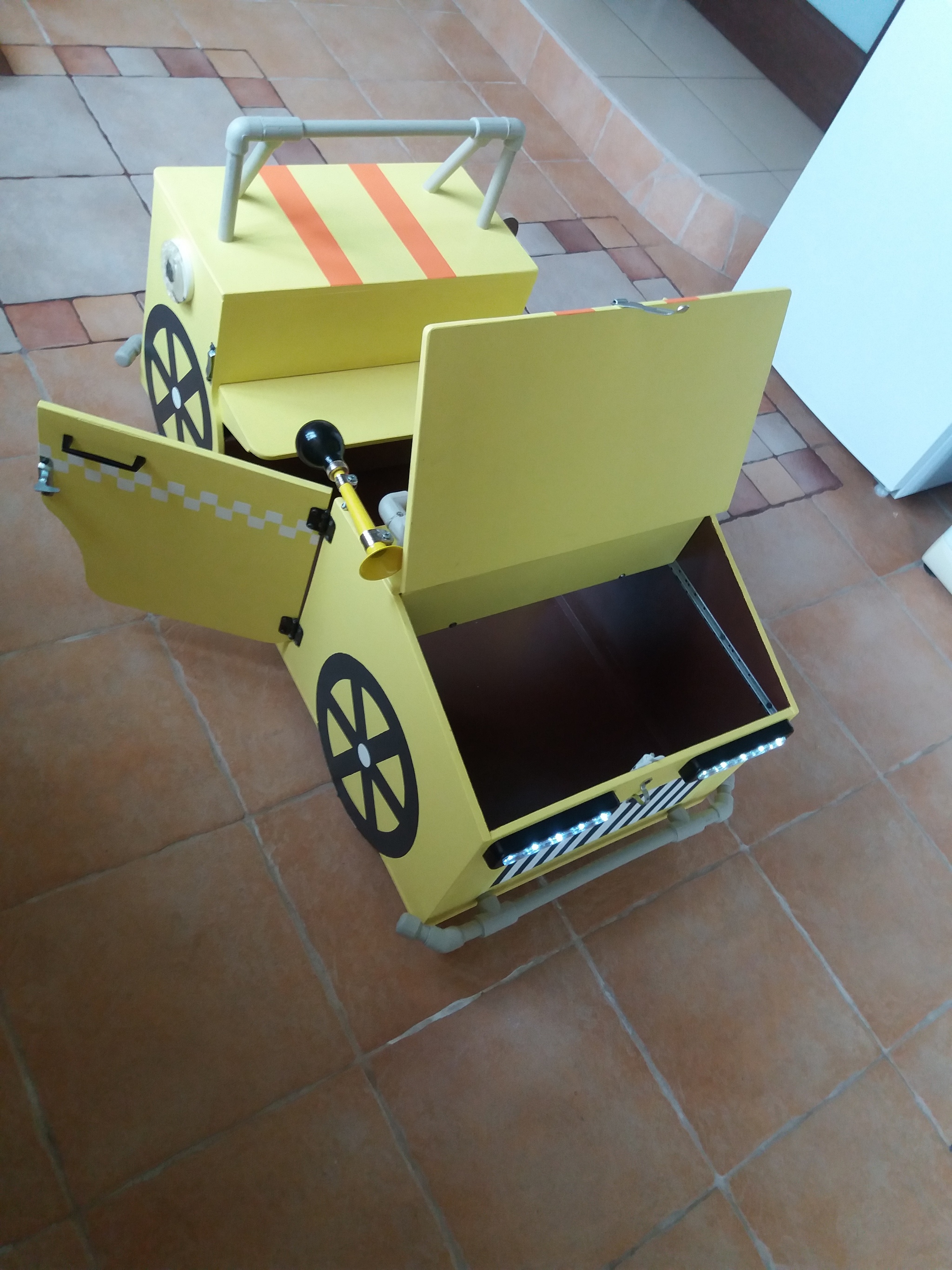 Busy board car - My, Busyboard, With your own hands, Rukozhop, Toys, For children, Longpost, Needlework without process