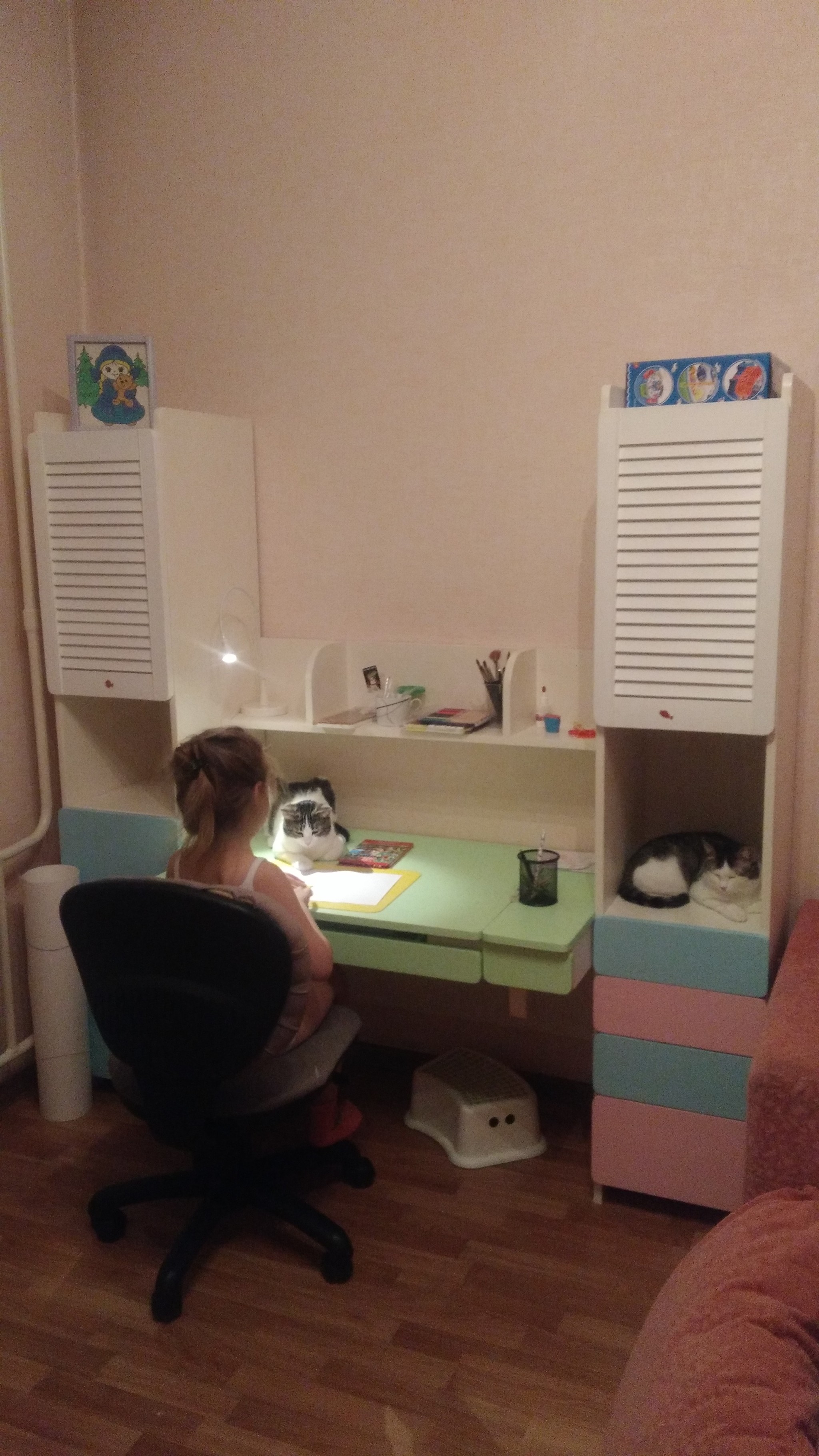 A study table for a child that you can actually do yourself and without too many machines (part 2) - My, Studies, Table, Longpost, Needlework with process