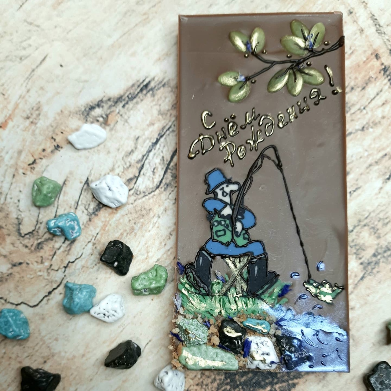 Chocolate bars - My, Chocolate, Rick and Morty, Golden Bridge, Tokarevsky Lighthouse, Confectionery, Decor, Chocolatier, Longpost, Food, Sweets, Needlework without process