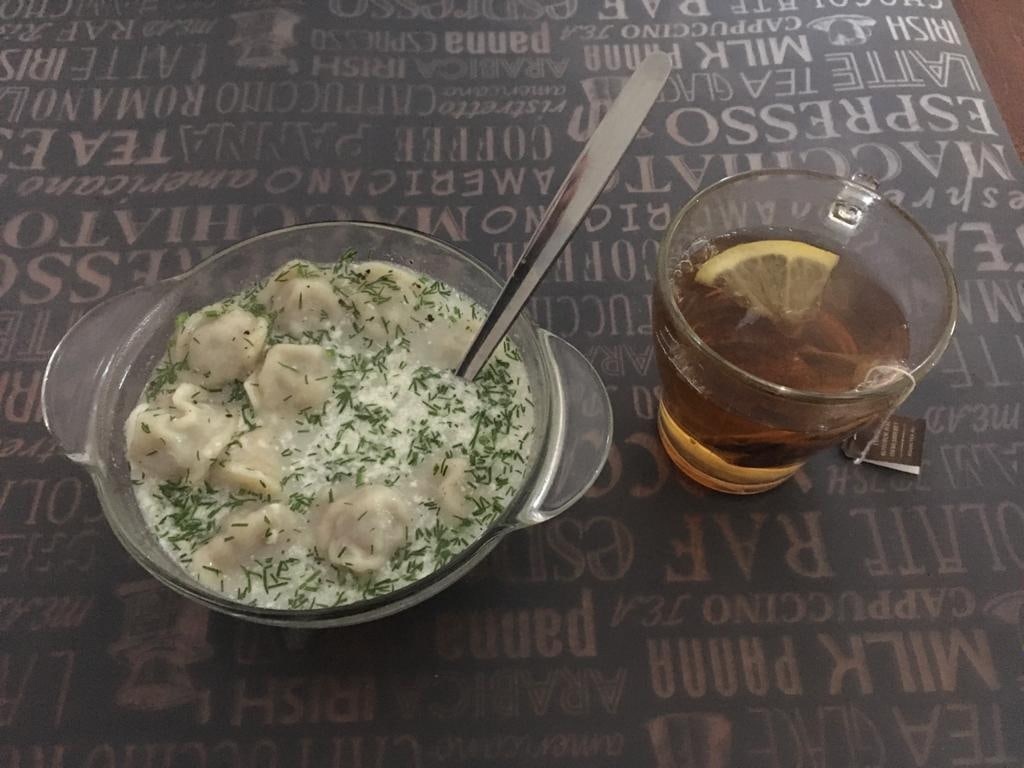 Dumplings for breakfast - My, Food, Travels, Moto, Kostroma, Longpost