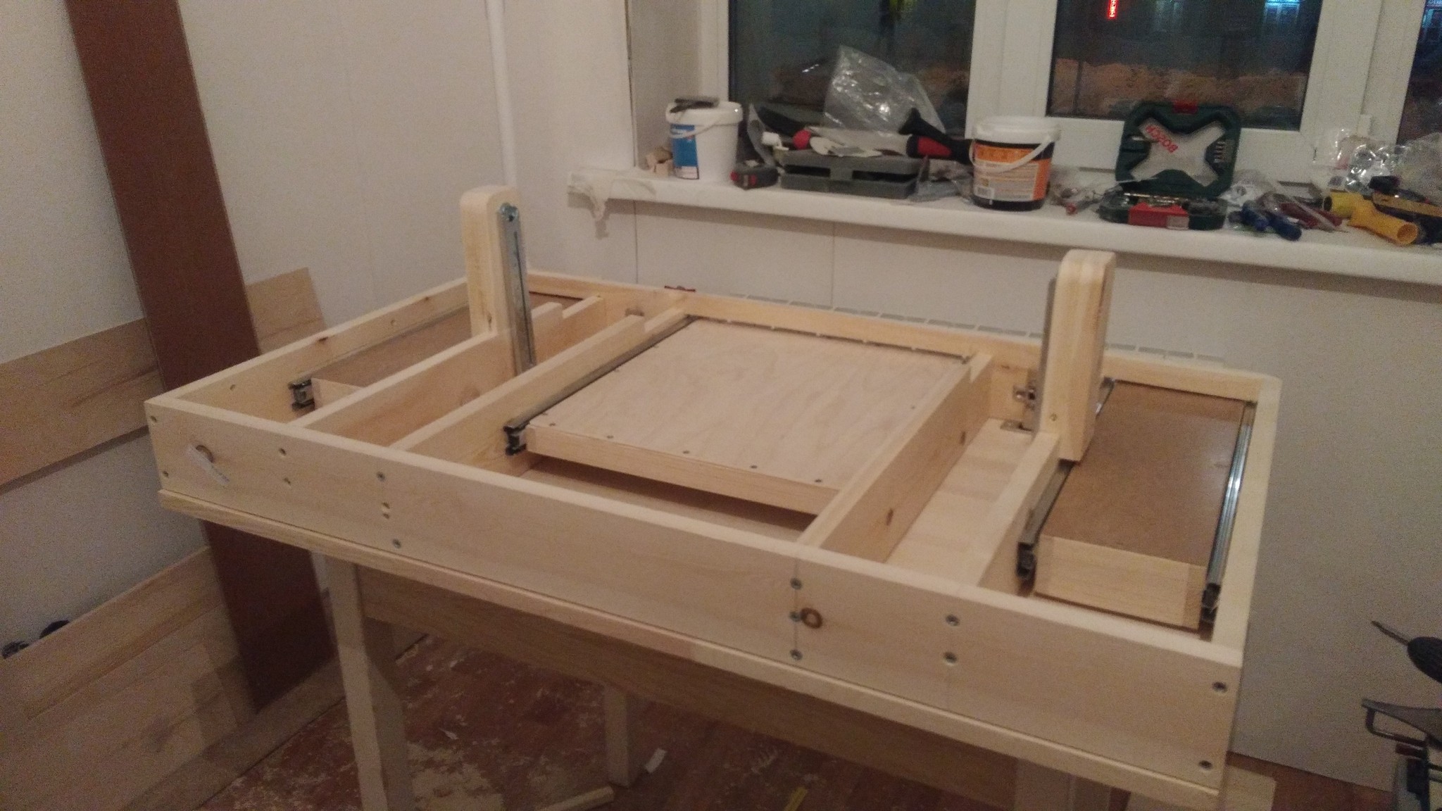 A study table for a child that you can actually do yourself and without too many machines (part 2) - My, Studies, Table, Longpost, Needlework with process