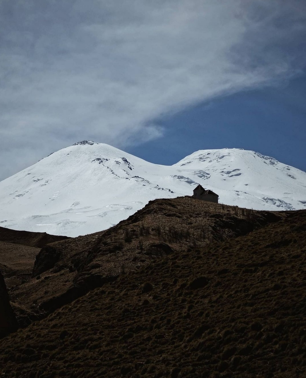 On the way to Elbrus - My, Elbrus, The mountains, Jily-Su, Caucasus, Longpost, The photo