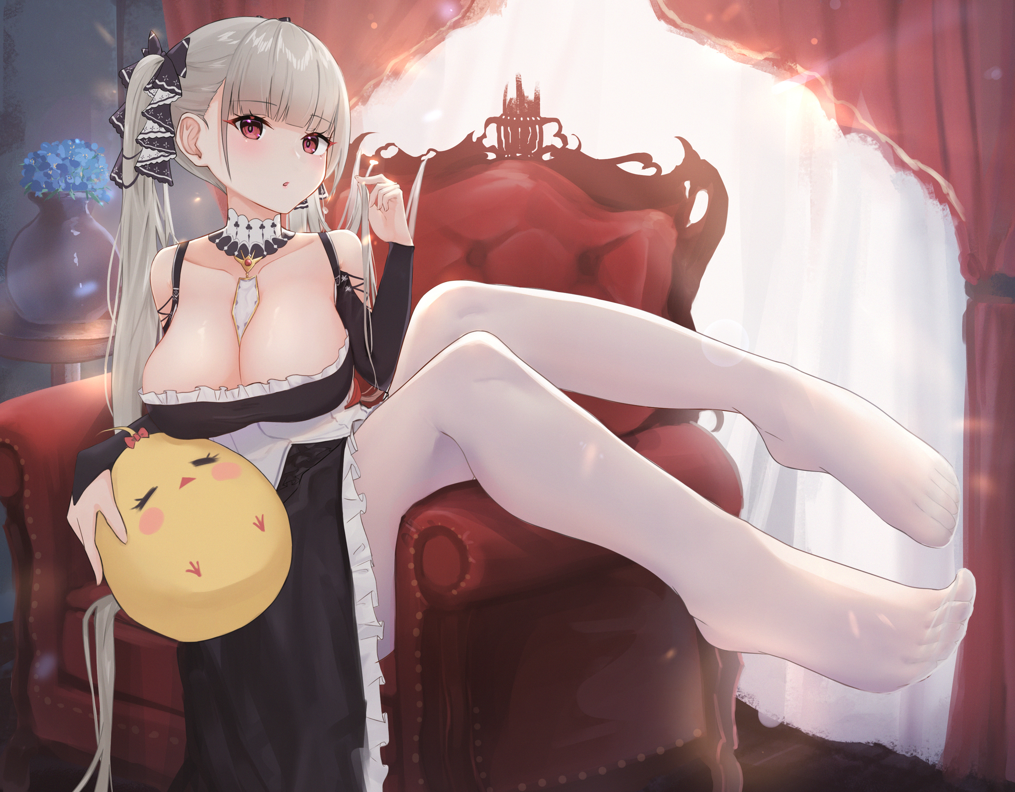 Грозная и милая) - NSFW, Аниме, Anime Art, Azur Lane, Formidable, Колготки, Рисованная эротика, Lim