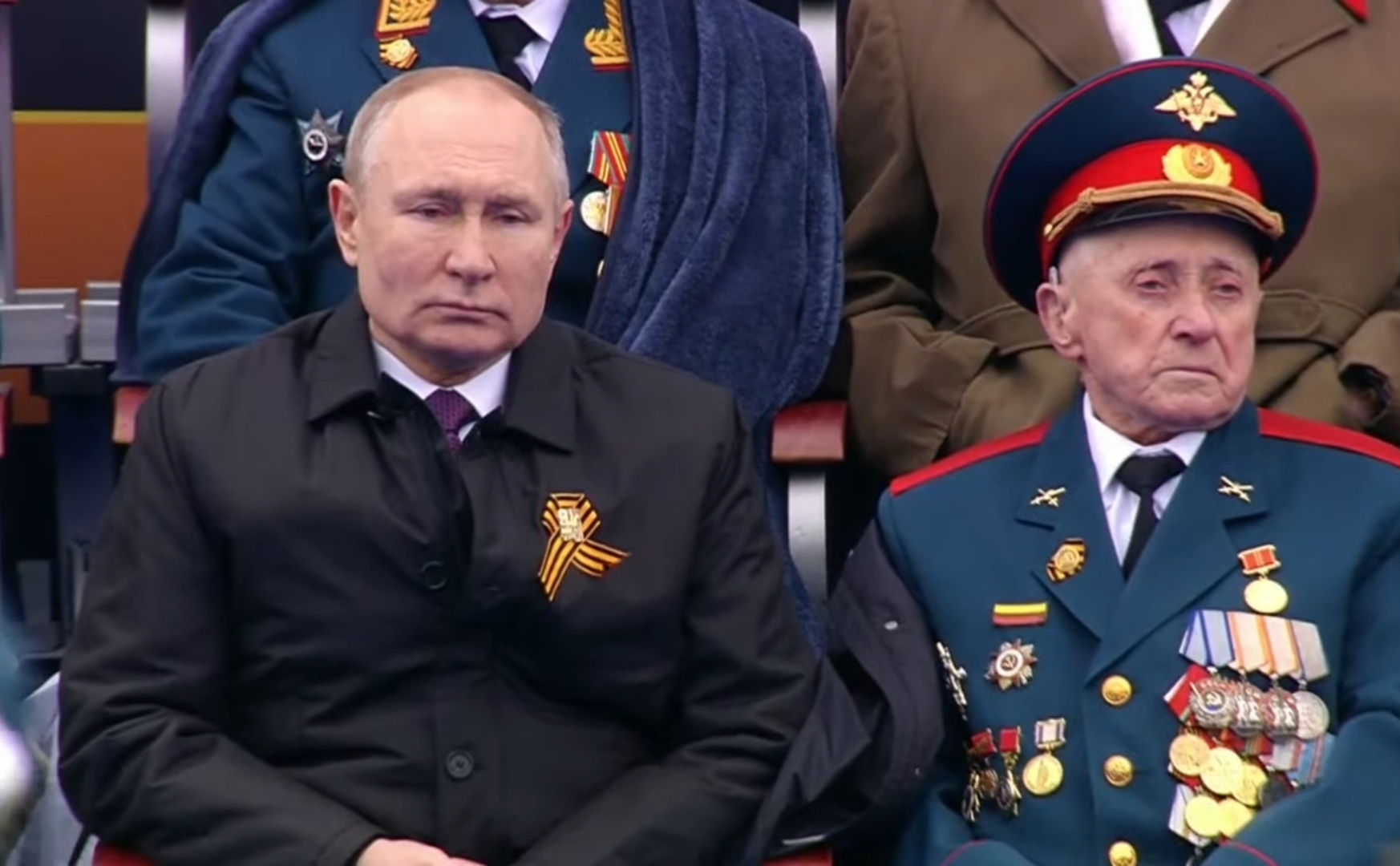 Sadness melancholy - Vladimir Putin, Parade, May 9 - Victory Day