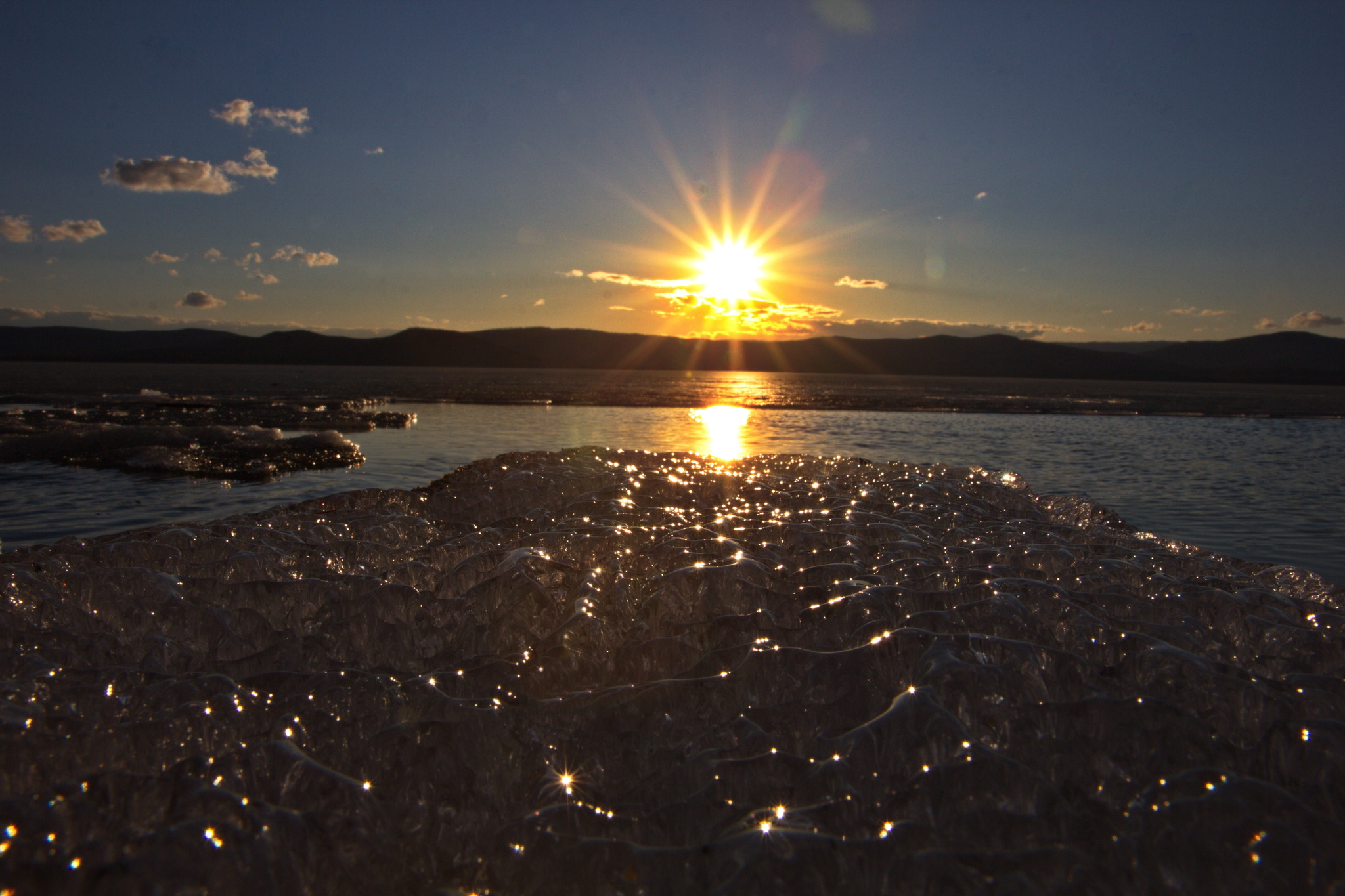 Ice floes - My, Turgoyak, Southern Urals, Longpost