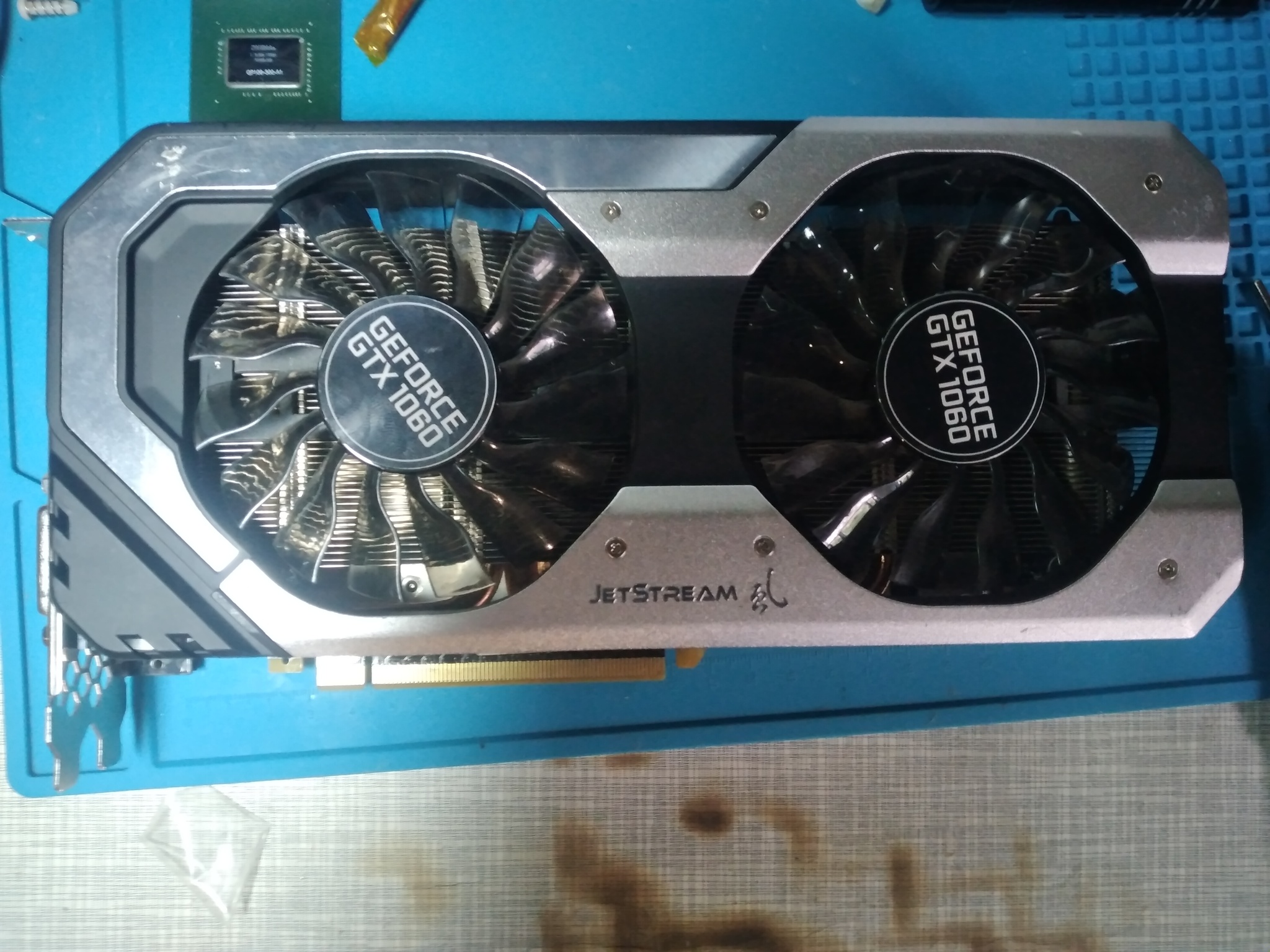 Palit JetStream GTX1060 does not work in PCI x16 - My, Repair of equipment, Video card, Longpost