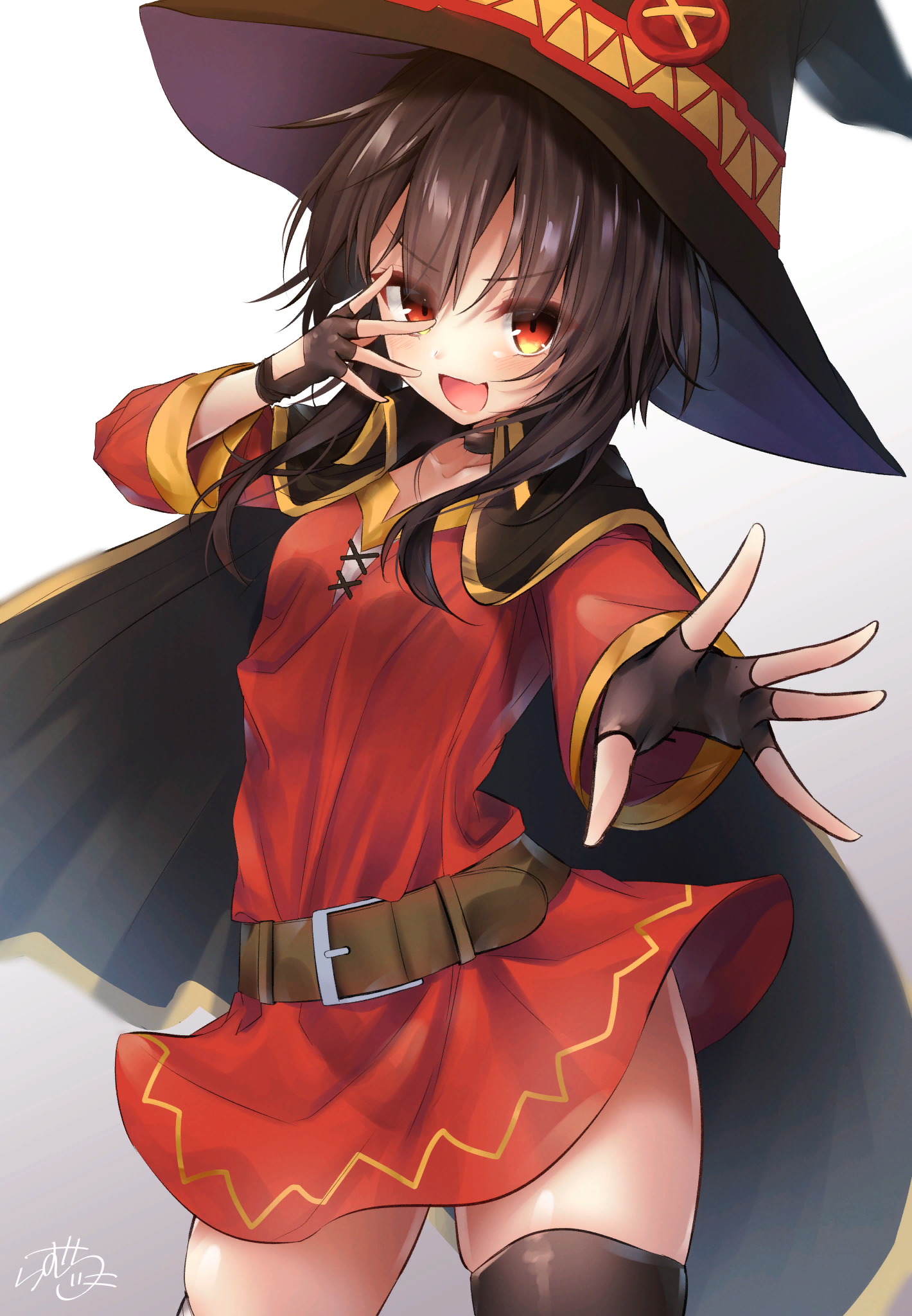 Путь взрывов - Megumin, Konosuba, Anime Art, Аниме