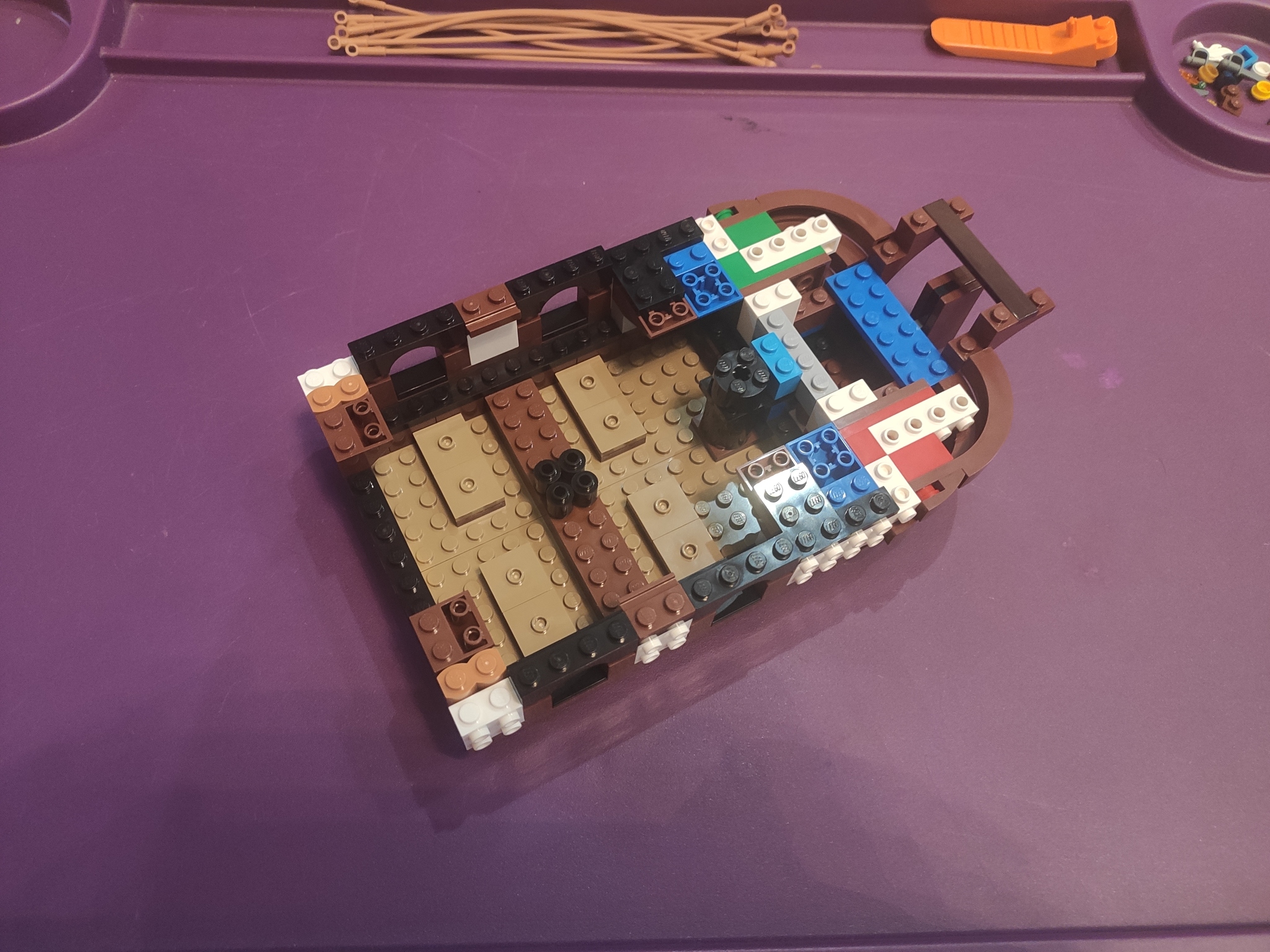 Pirate ship 31109 - My, Lego, Ship, A boat, Pirates, Constructor, Longpost