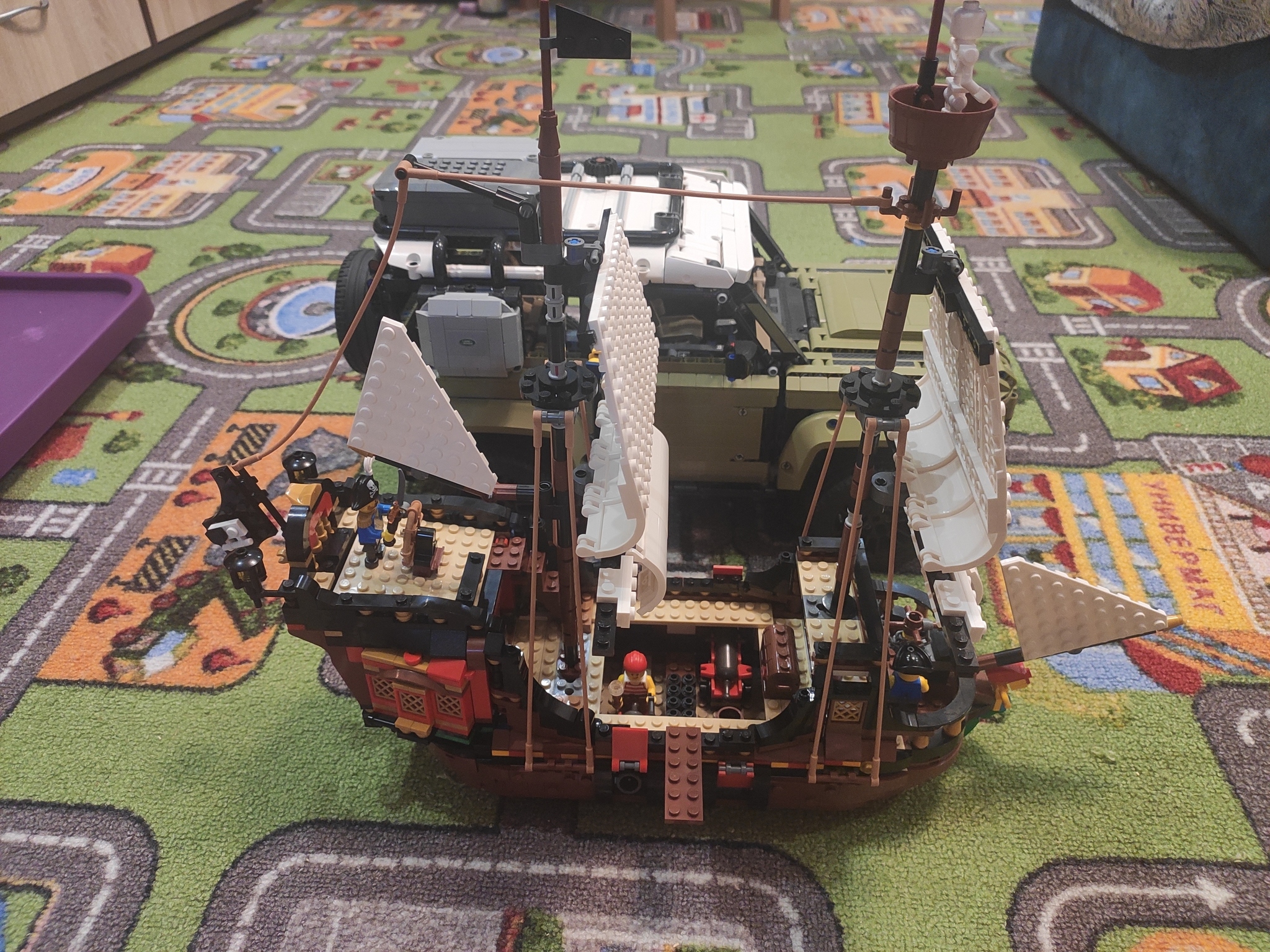 Pirate ship 31109 - My, Lego, Ship, A boat, Pirates, Constructor, Longpost