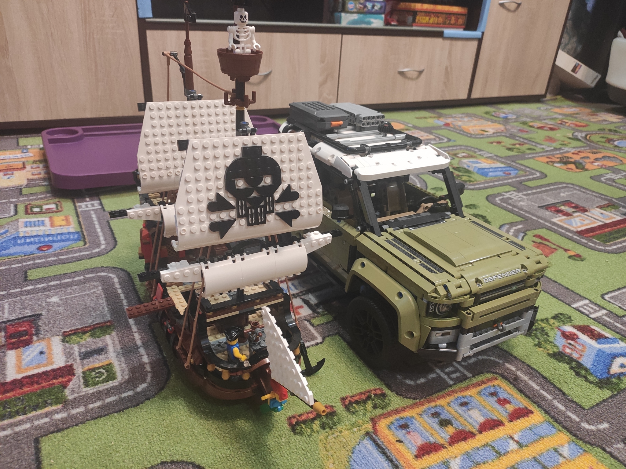 Pirate ship 31109 - My, Lego, Ship, A boat, Pirates, Constructor, Longpost