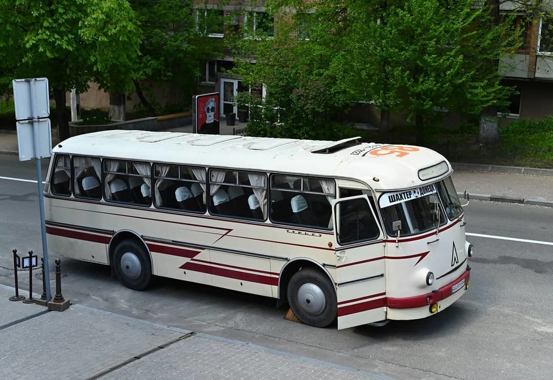 Донецкий Шахтер пересел на ретроавтобус - Автобус, Шахтер Донецк, Фотография, Футбол, Длиннопост