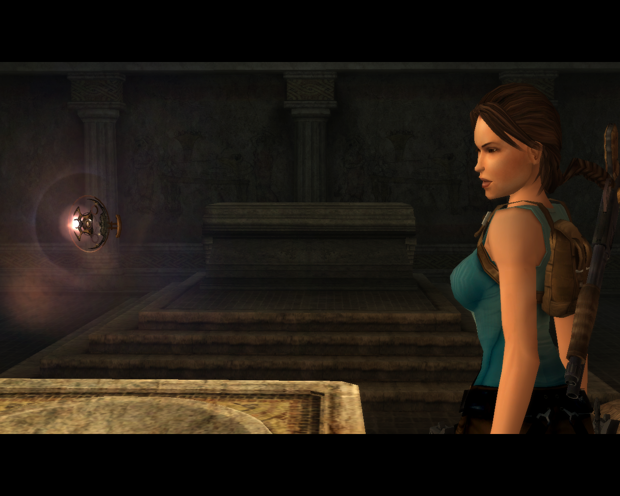 Screenshots of Lara in textureless mode from Tomb Raider: Anniversary. Are we nostalgic? - Lara Croft, Tomb Raider: Lara Croft, Games, Computer games, Game art, Screenshot, Screensaver, Wallpaper, , Desktop wallpaper, Longpost