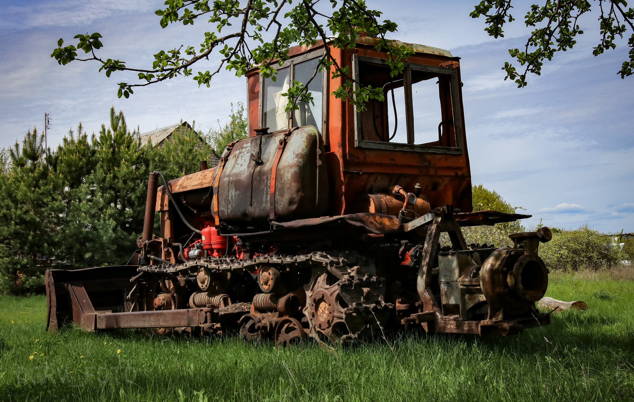 Tractor dt-75 - My, Tractor, The photo, Canon