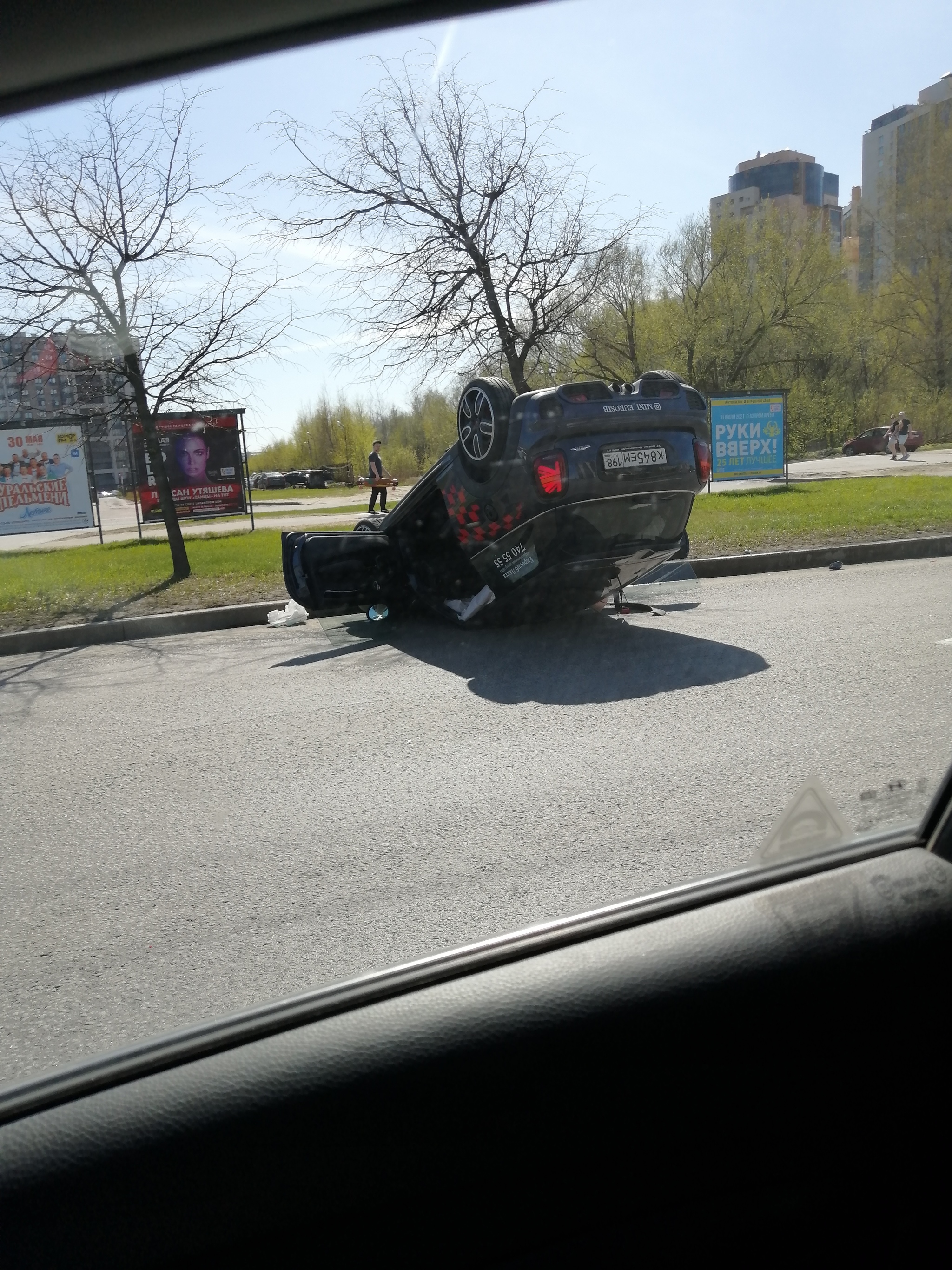 Авария перевертыш..неудачный тест-драйв - Моё, Авто, Авария, ДТП, Как?