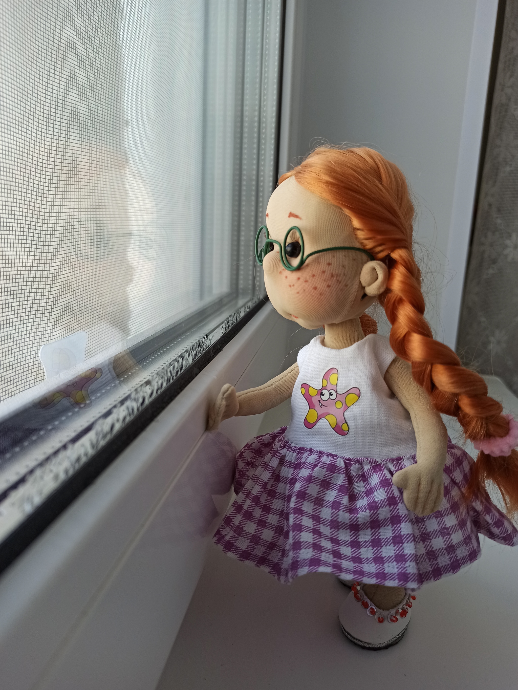 My handmade children 3 - My, Textile doll, Handmade dolls, Longpost