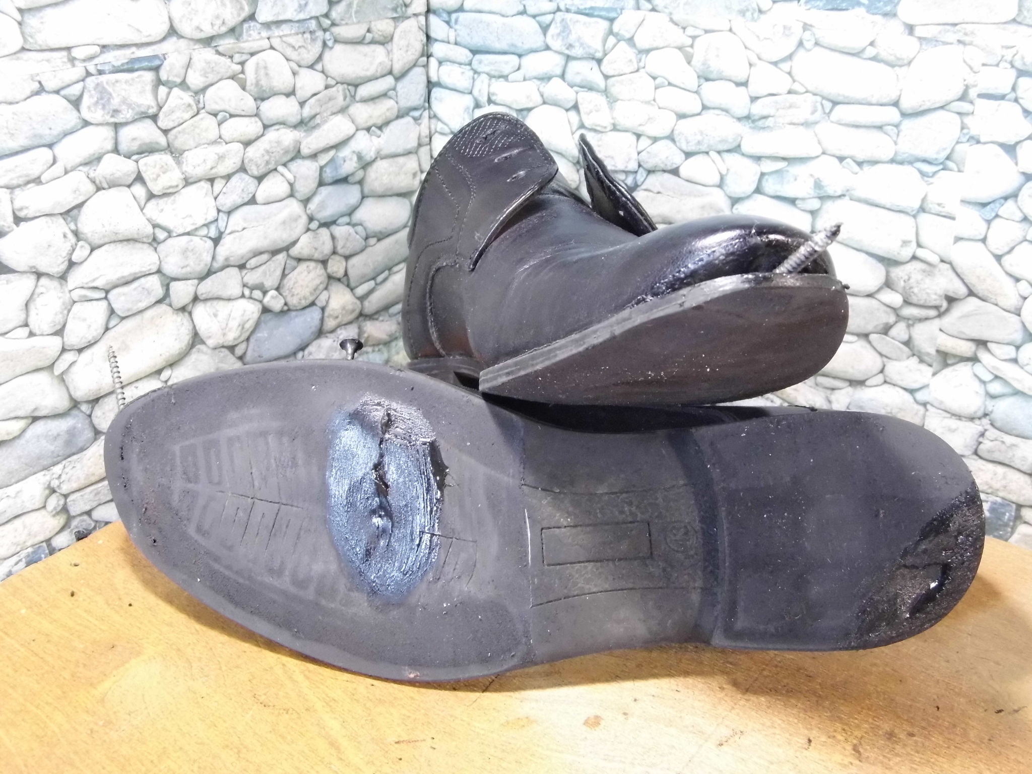 Cracked soles on leatherette shoes - My, Shoe repair, Shoes, Longpost