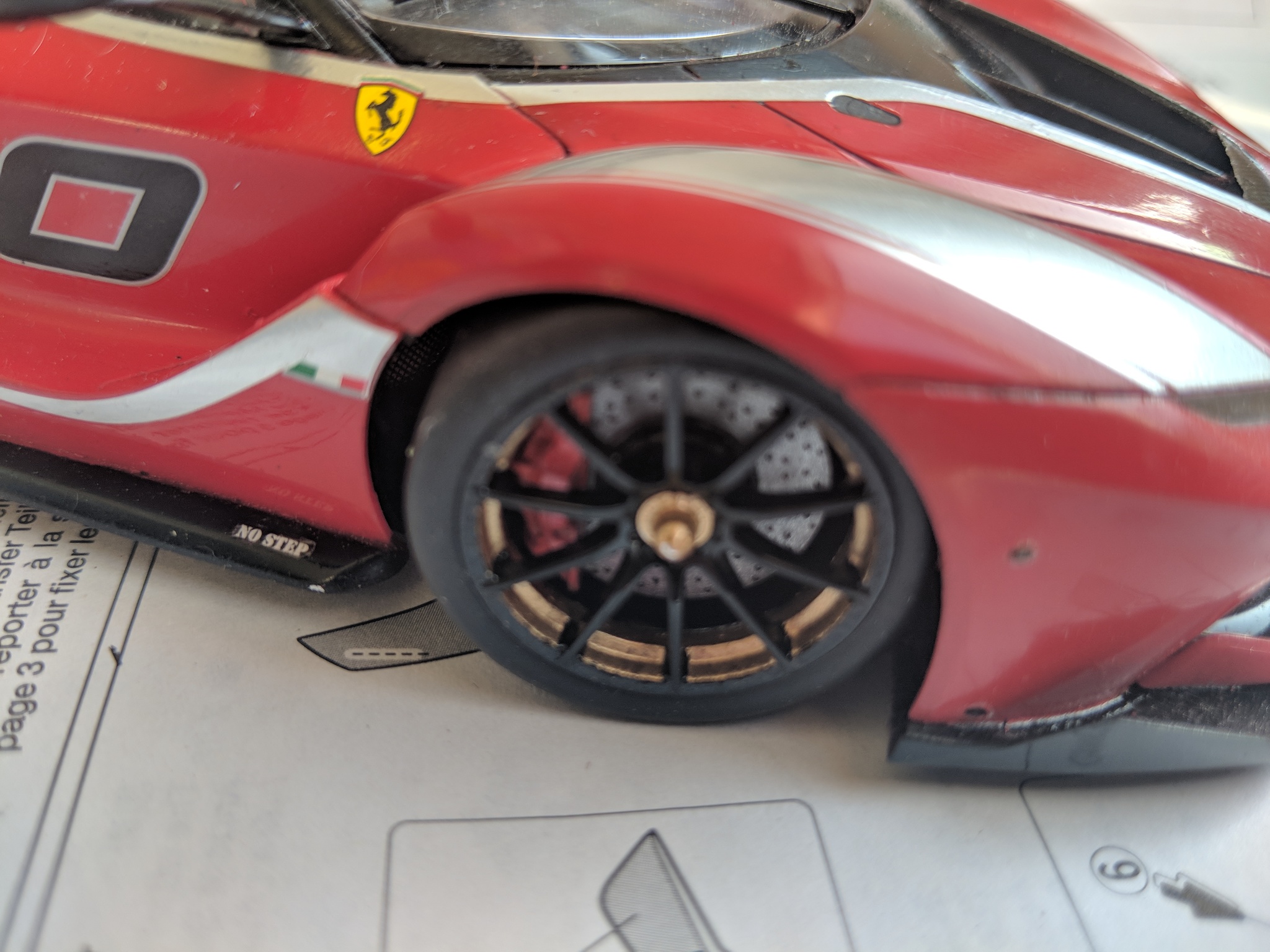 Ferrari FFX K Tamiya - My, Scale model, Prefabricated model, Stand modeling, Car modeling, Ferrari, Longpost