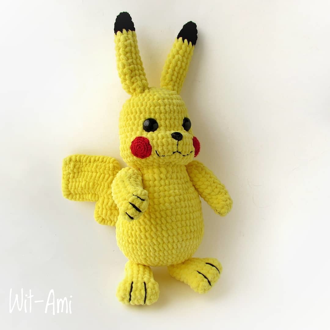 Pikachu I Choose You! - My, Crochet, Knitted toys, Plush Toys, Needlework, Creation, Friday tag is mine, Pikachu, Pokemon, Longpost, , Needlework without process