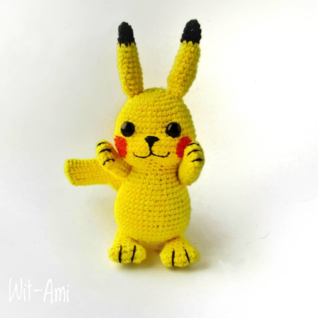 Pikachu I Choose You! - My, Crochet, Knitted toys, Plush Toys, Needlework, Creation, Friday tag is mine, Pikachu, Pokemon, Longpost, , Needlework without process