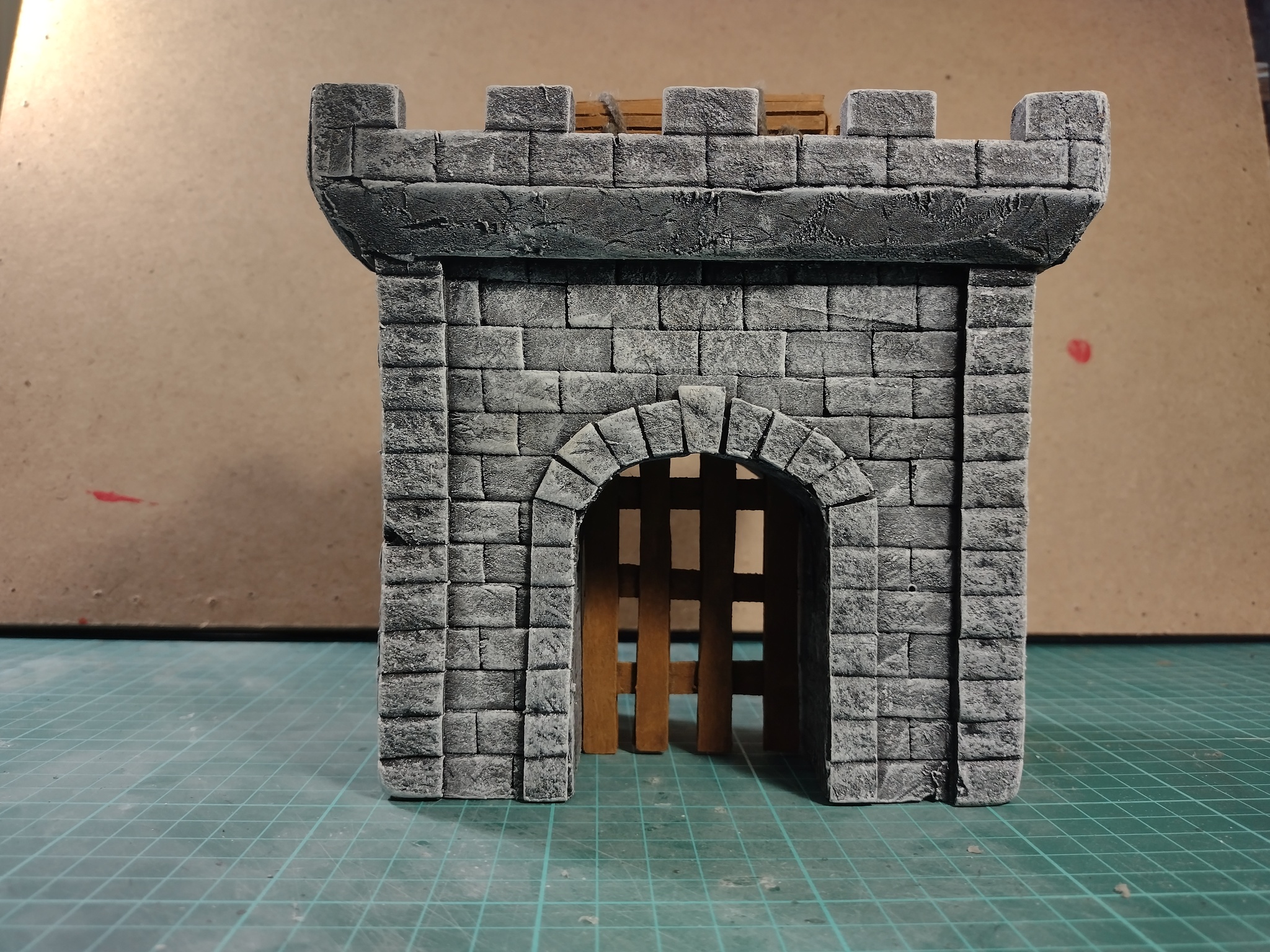 DIY stone gates for D&D - My, Dungeons & dragons, Tabletop role-playing games, Craft, With your own hands, Video, Needlework with process, Longpost