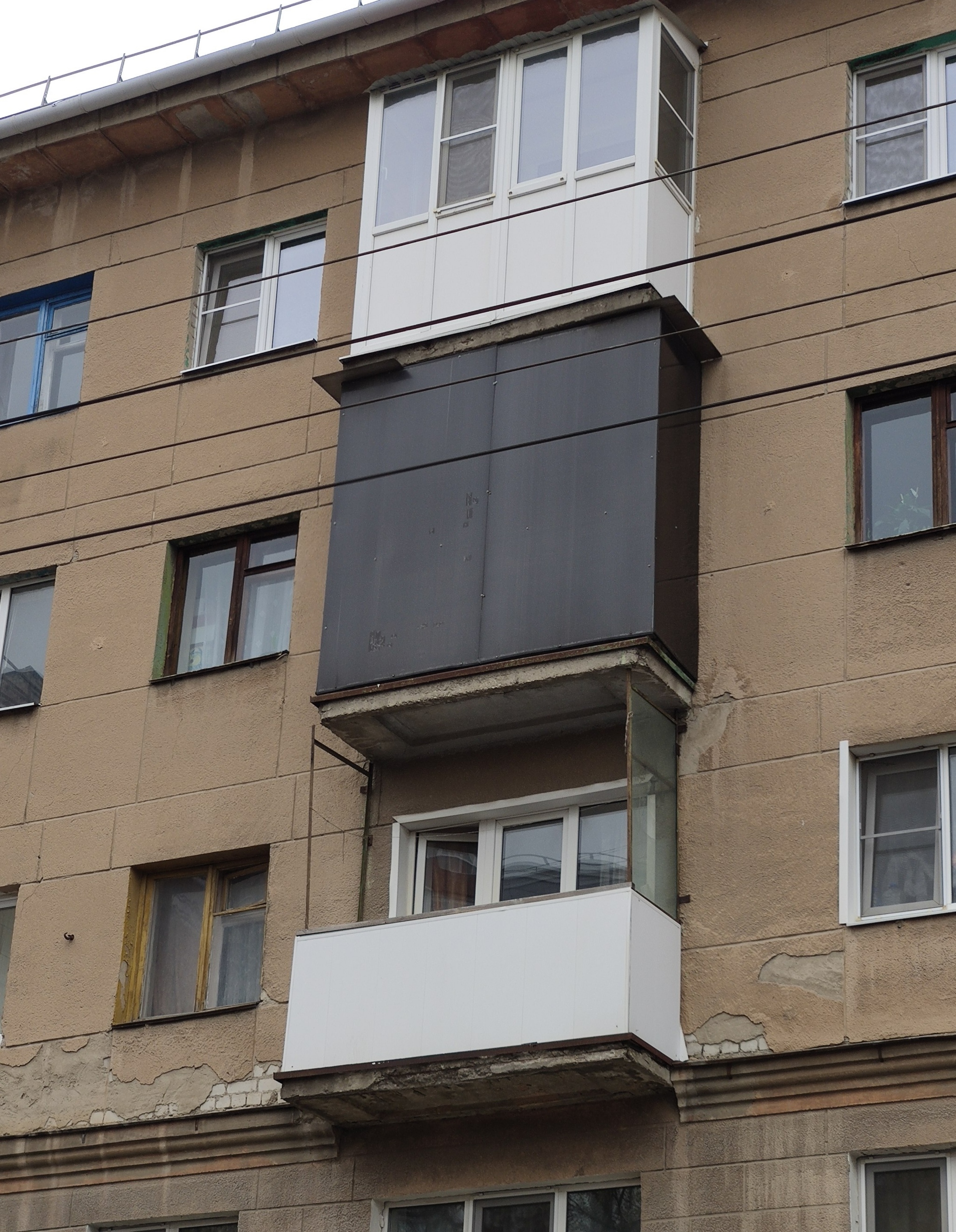 Total polycarbonate - My, Balcony, Polycarbonate, Voronezh