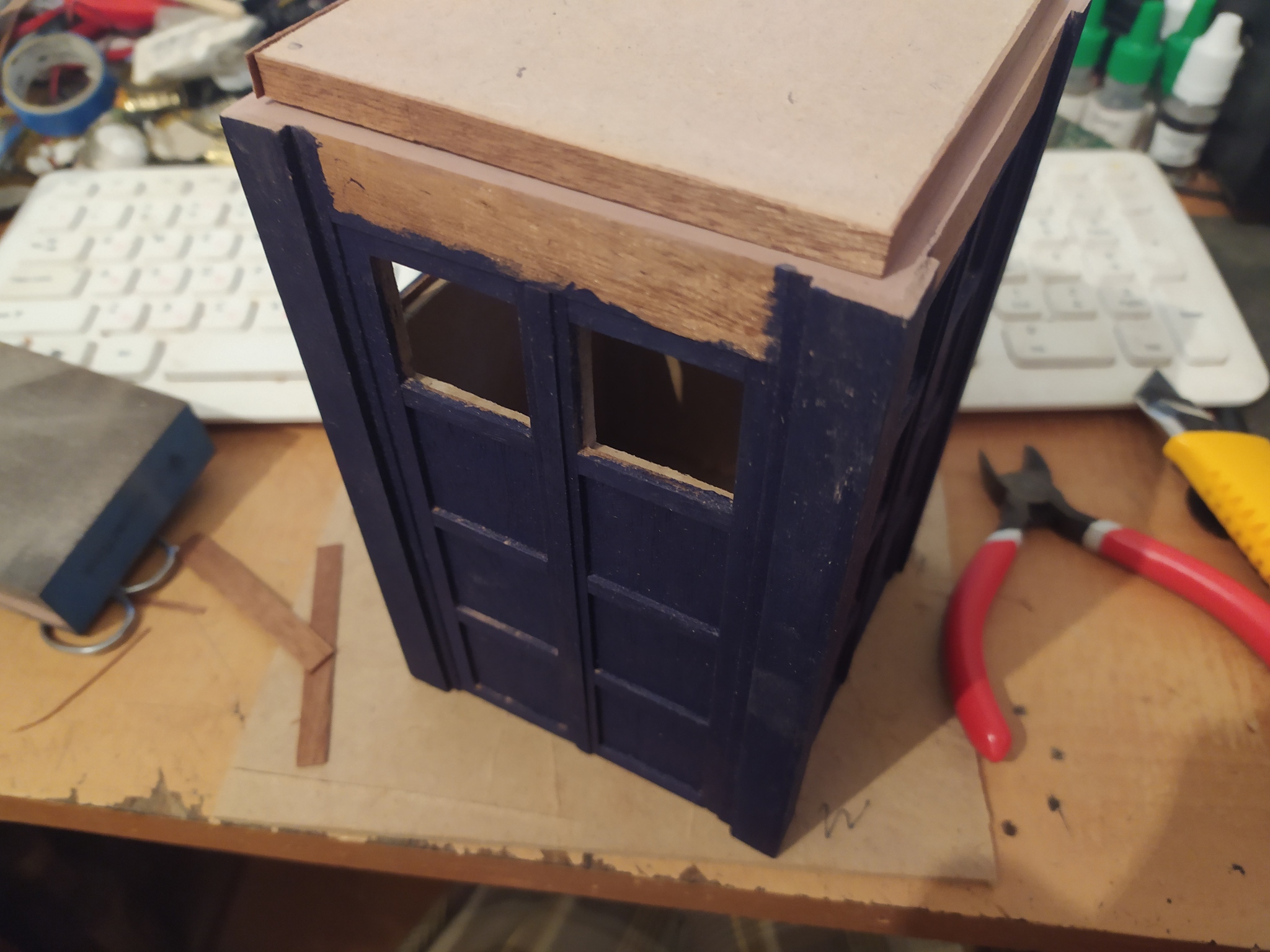 Entertaining TARDISConstruction - My, With your own hands, Doctor Who, TARDIS, Homemade, Longpost