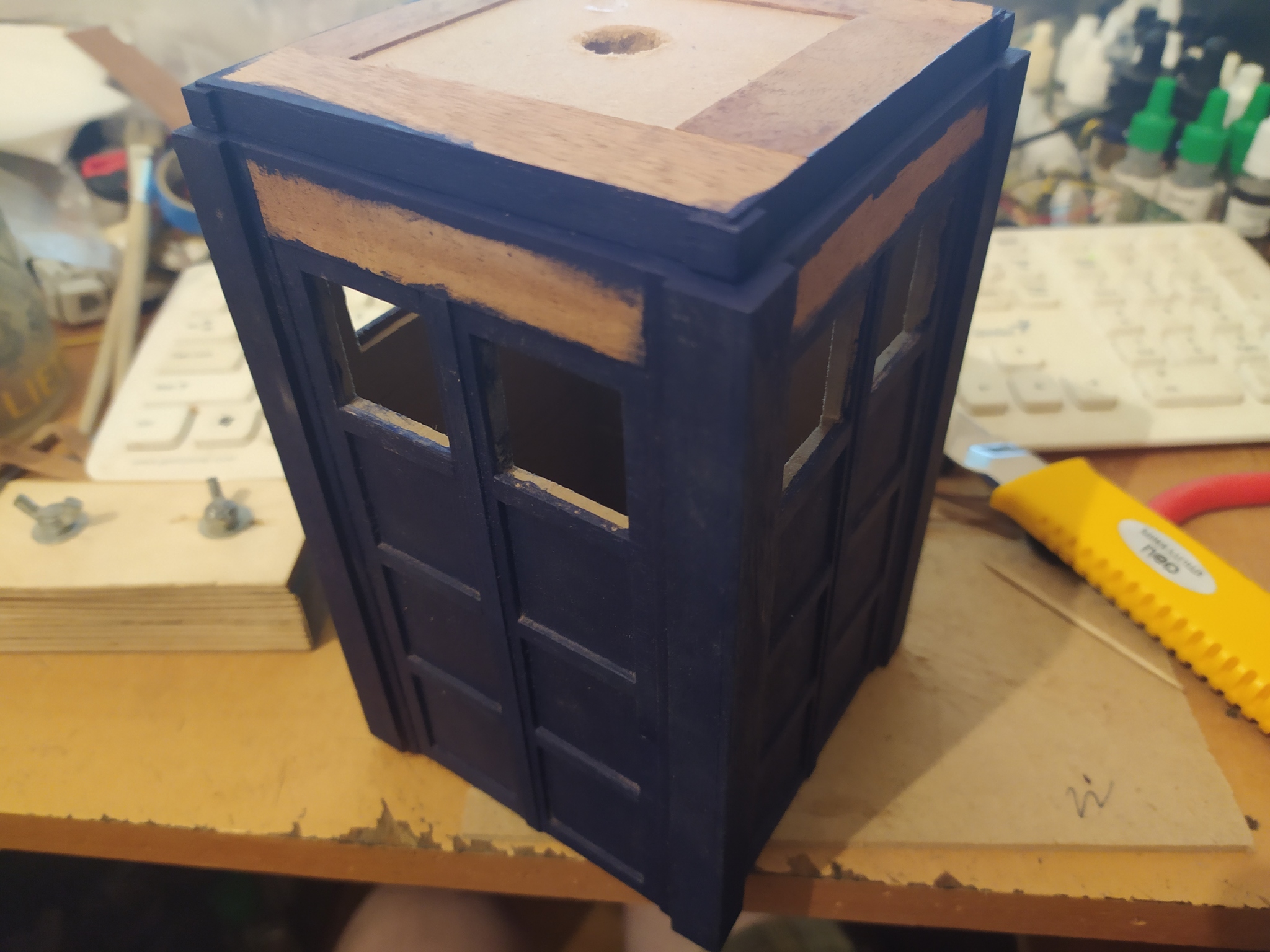 Entertaining TARDISConstruction - My, With your own hands, Doctor Who, TARDIS, Homemade, Longpost