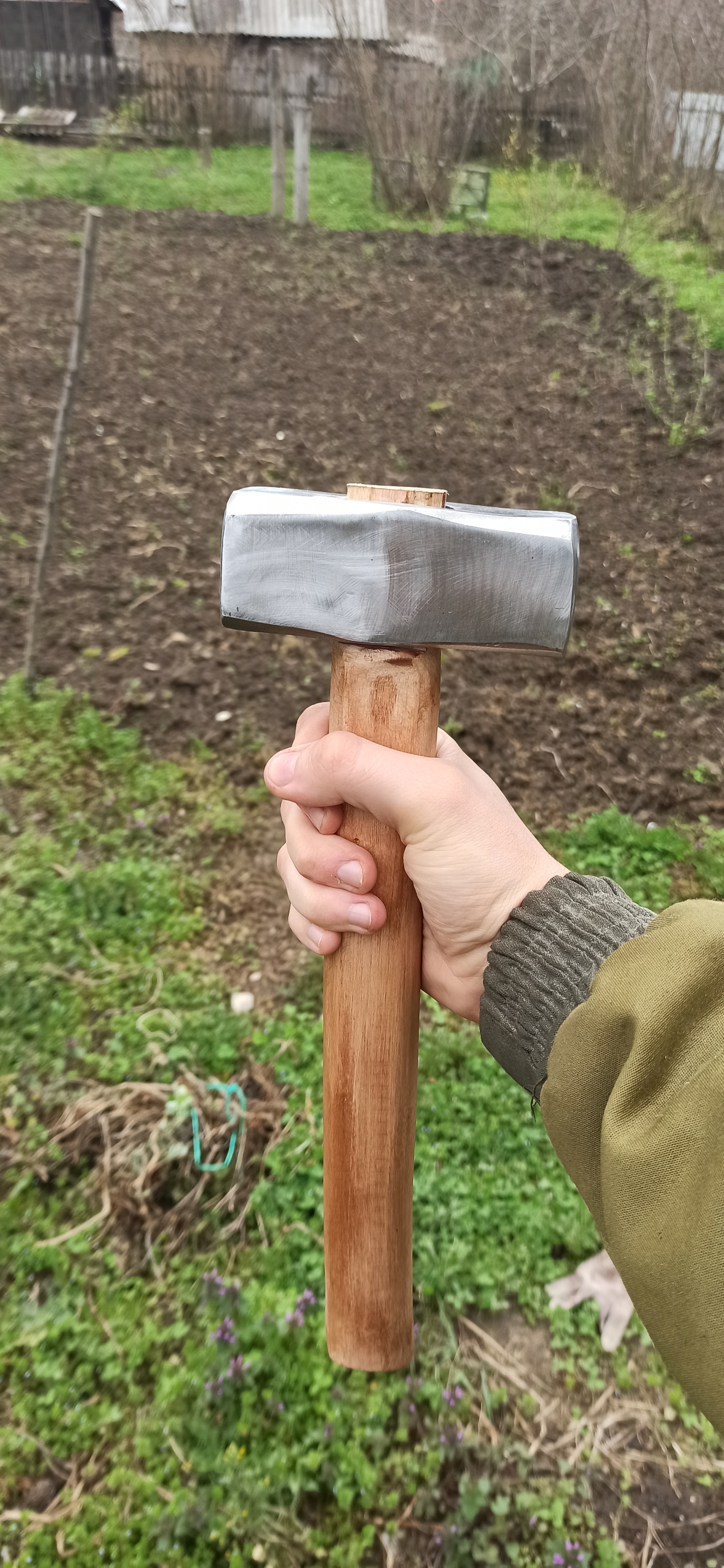 Restoration of a rusty sledgehammer - Restoration, Sledgehammer, Tools, Longpost