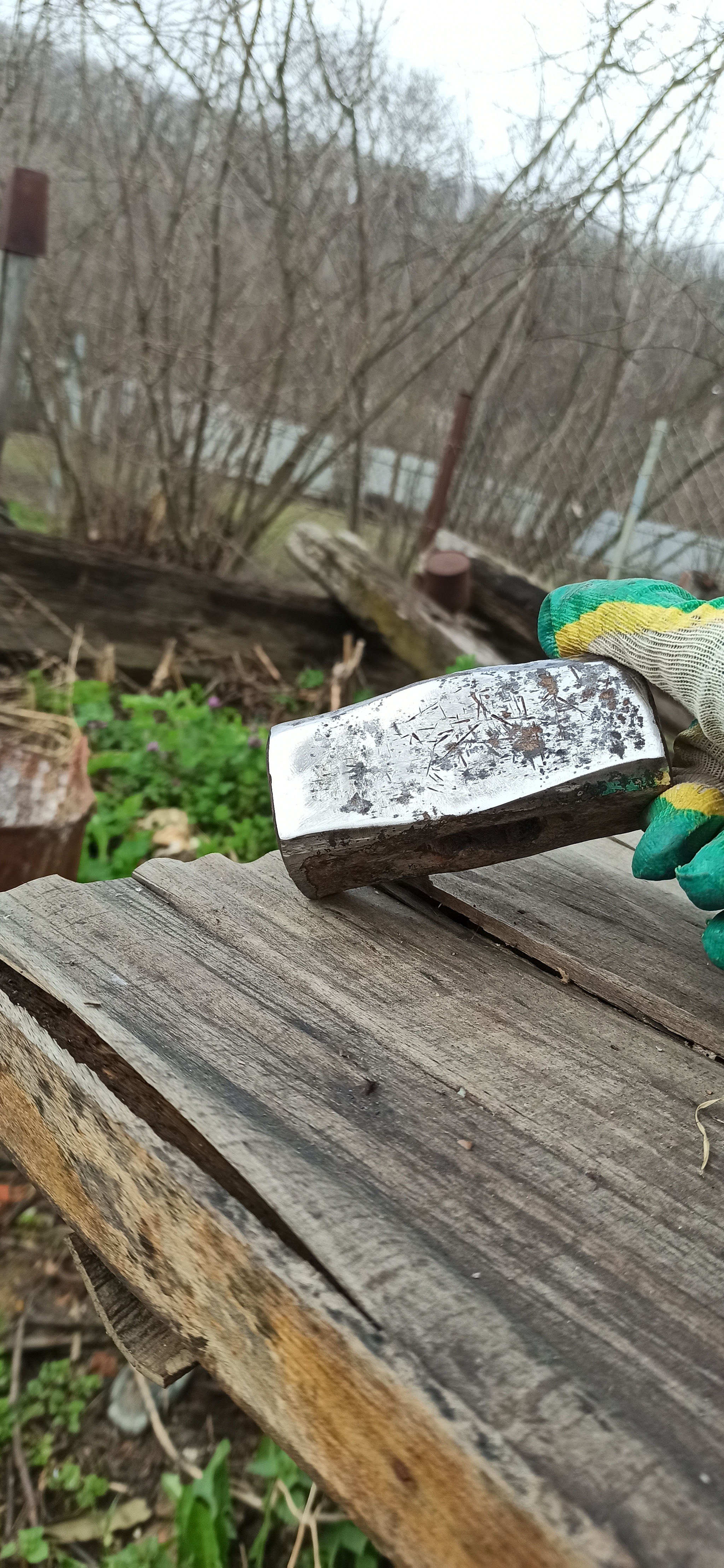 Restoration of a rusty sledgehammer - Restoration, Sledgehammer, Tools, Longpost