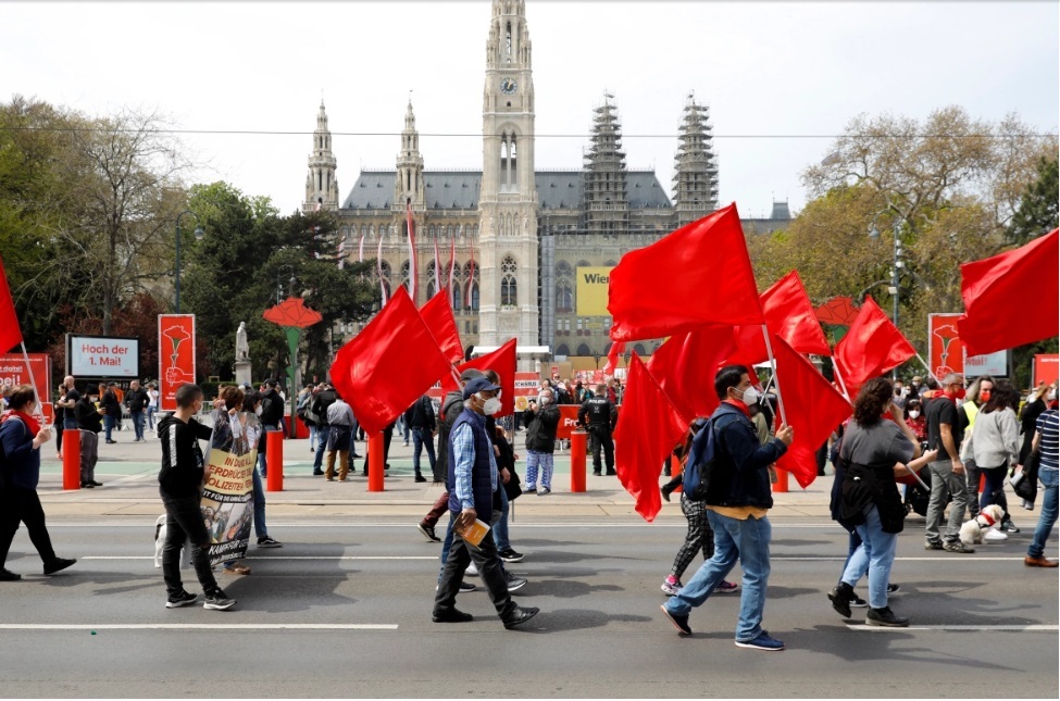 May 1, 2021, part 1 - , 1st of May, Communism, Socialism, Workers, Union, Germany, Great Britain, , Spain, Portugal, Protest, Longpost, Politics