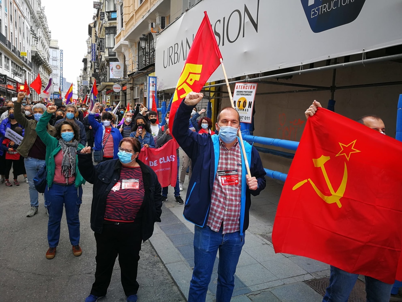 May 1, 2021, part 1 - , 1st of May, Communism, Socialism, Workers, Union, Germany, Great Britain, , Spain, Portugal, Protest, Longpost, Politics