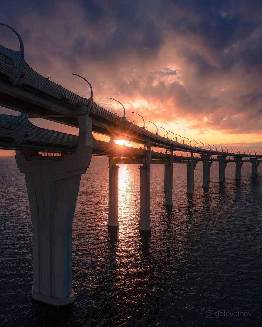 Peter - Saint Petersburg, Sunset, Longpost