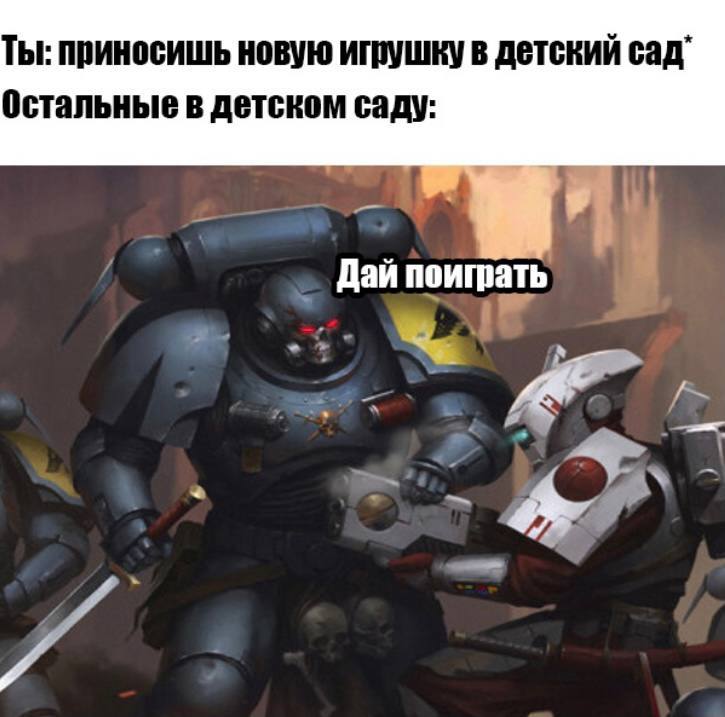 I will return tomorrow - Warhammer 40k, Wh humor, Space Marine, Space wolves, Tau, Memes