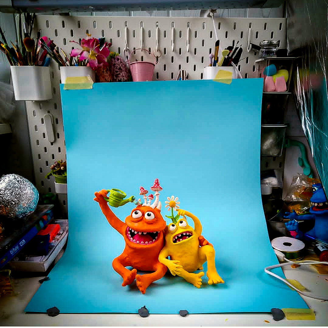 Mostro Characters 4 - My, Plasticine, Лепка, Monster, The photo, Object shooting, Longpost, Needlework without process