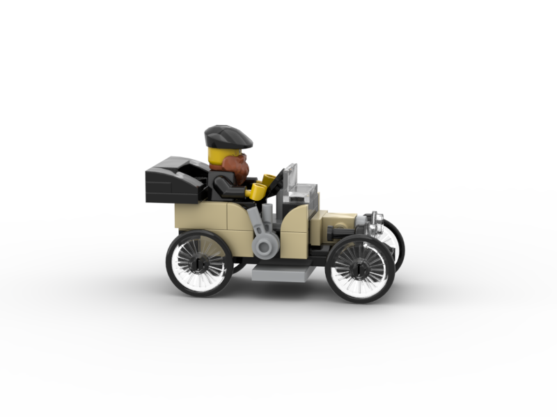 Small LEGO retro car - My, Lego, Constructor, Homemade, Longpost, Moc