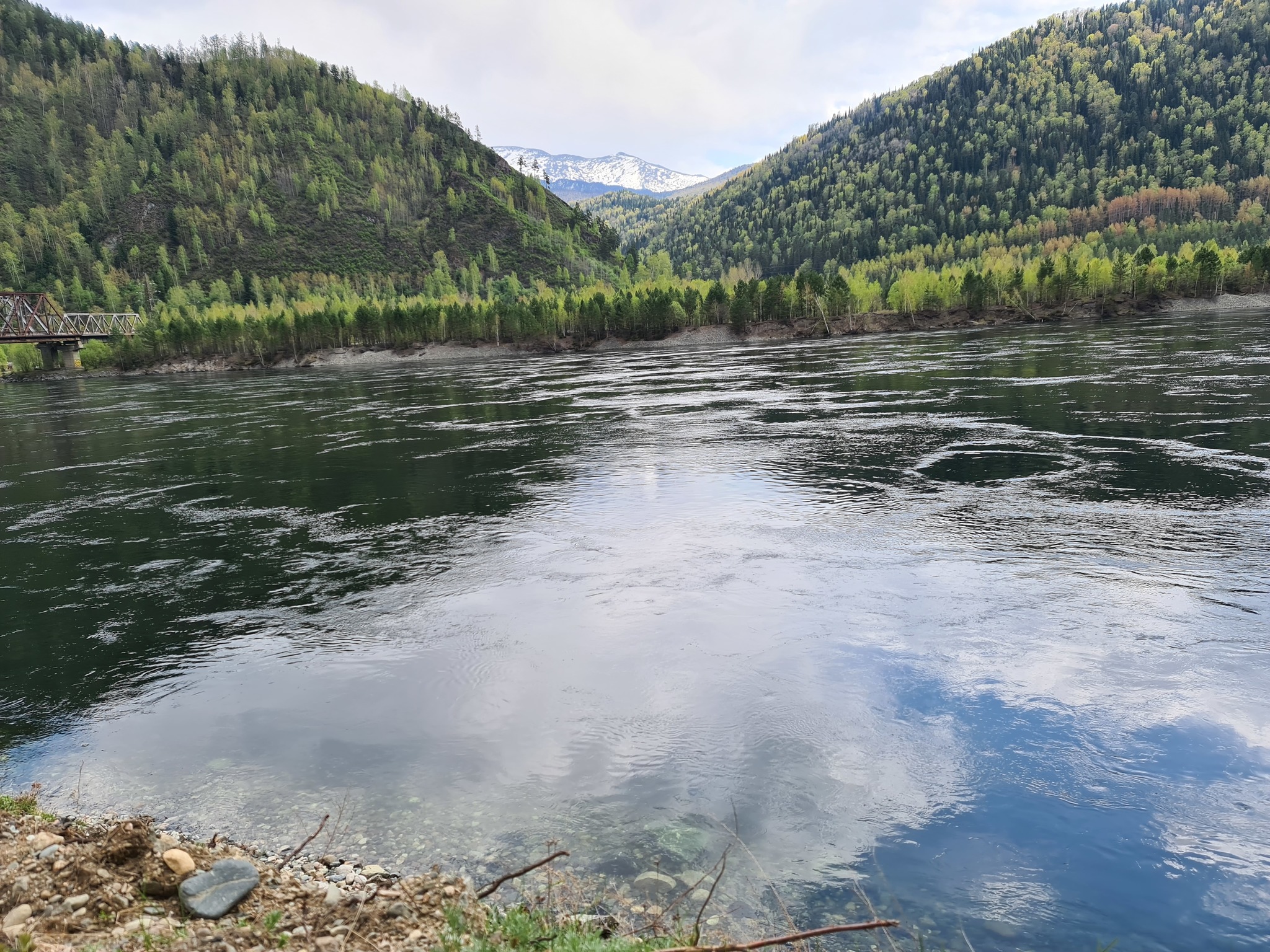 Walk - My, Khakassia, beauty of nature, Photo on sneaker, Sayano-Shushenskaya HPP, Walk, Cheryomushki, Longpost