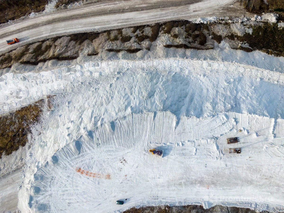 Belaya Gora is the largest man-made object in the Moscow region. Height 200 meters. This is phosphorite - Travels, Moscow region, Yandex Zen, Longpost, Voskresensk